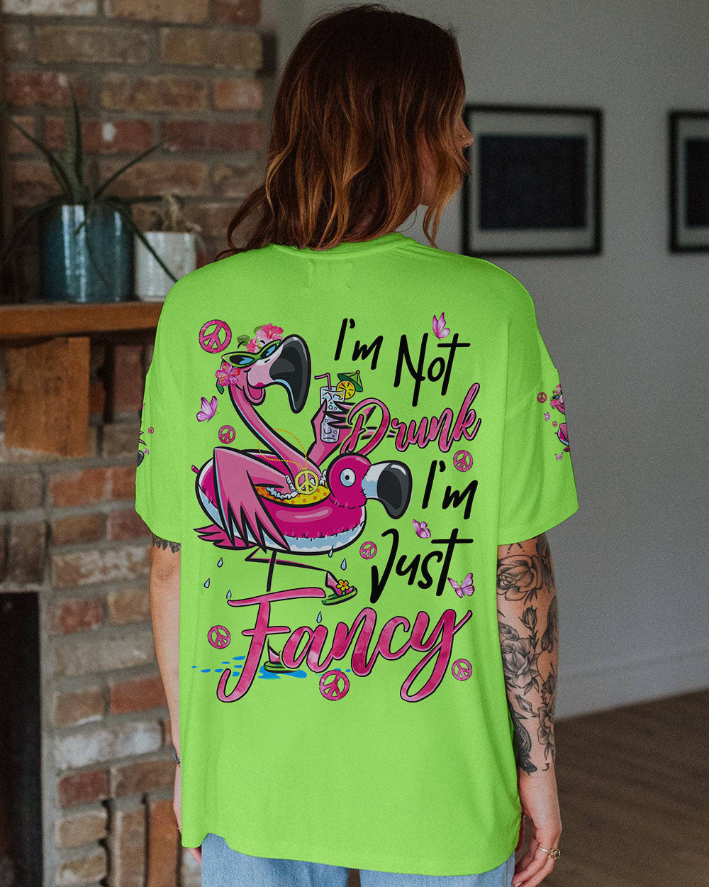 I'M JUST FANCY FLAMINGO ALL OVER PRINT - TYQY2404245
