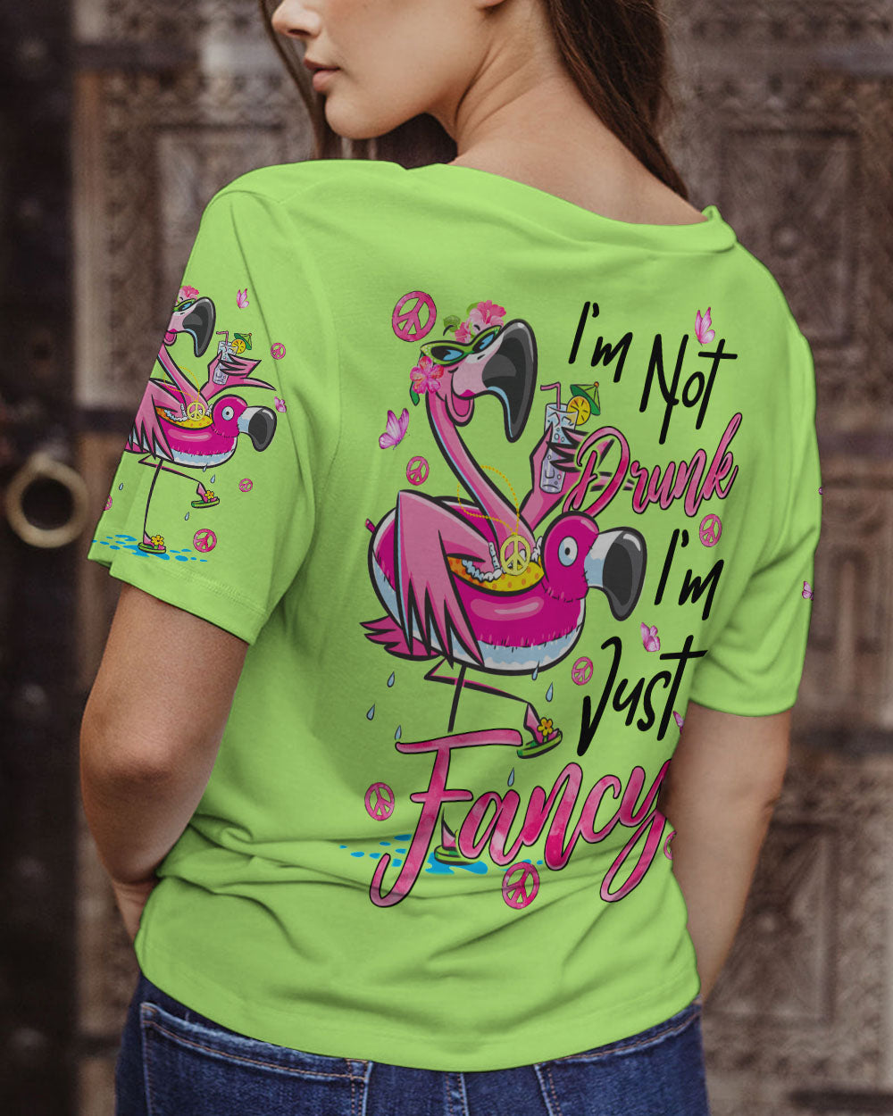 I'M JUST FANCY FLAMINGO ALL OVER PRINT - TYQY2404245