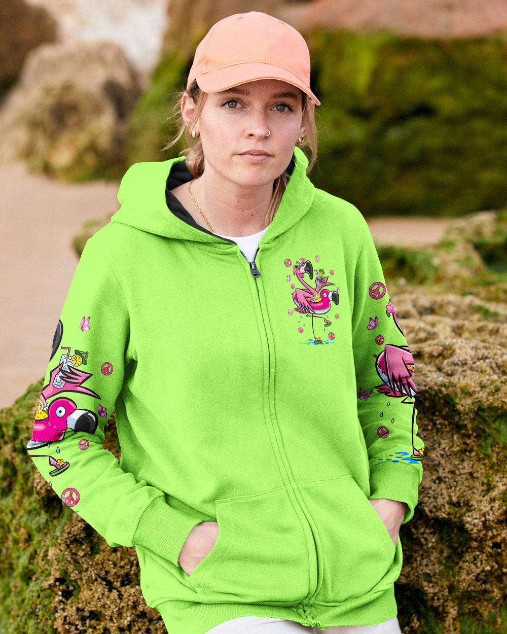 I'M JUST FANCY FLAMINGO ALL OVER PRINT - TYQY2404245