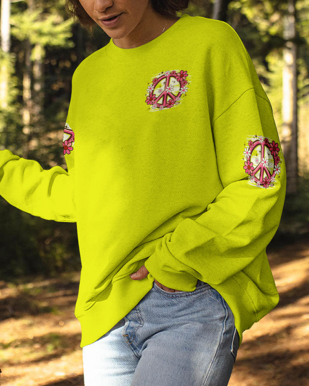 SLOWLY BUT SURELY HIPPIE SNAIL ALL OVER PRINT - TYQY2406253