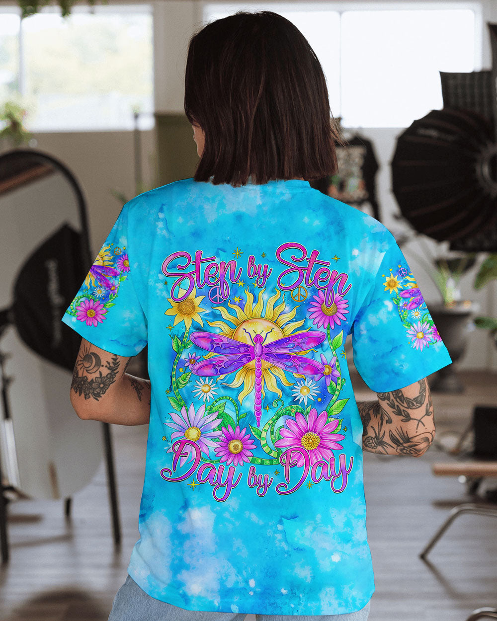 STEP BY STEP DAY BY DAY DRAGONFLY ALL OVER PRINT - TYQY2407242