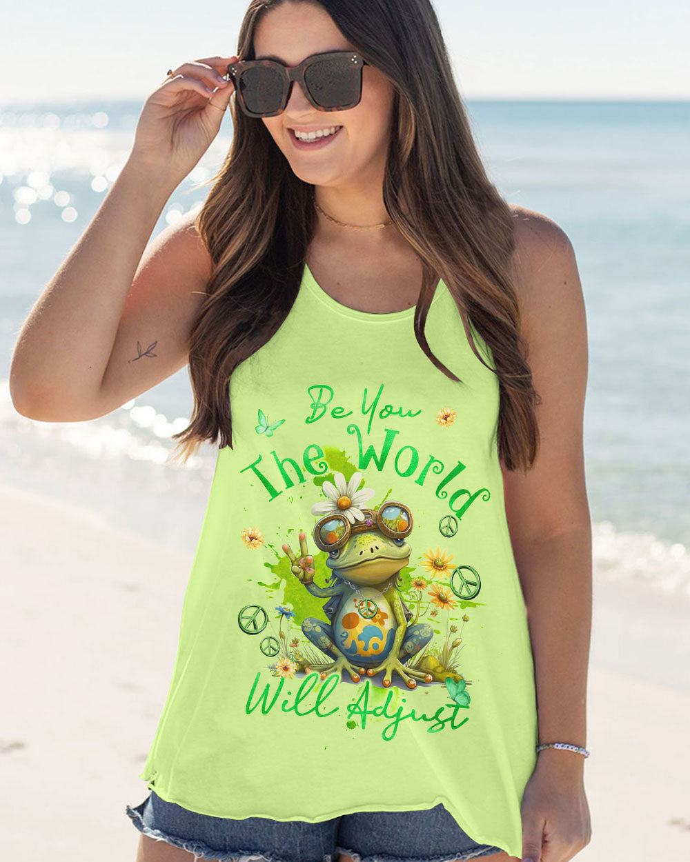 BE YOU THE WORLD WILL ADJUST ALL OVER PRINT - TYQY2408232