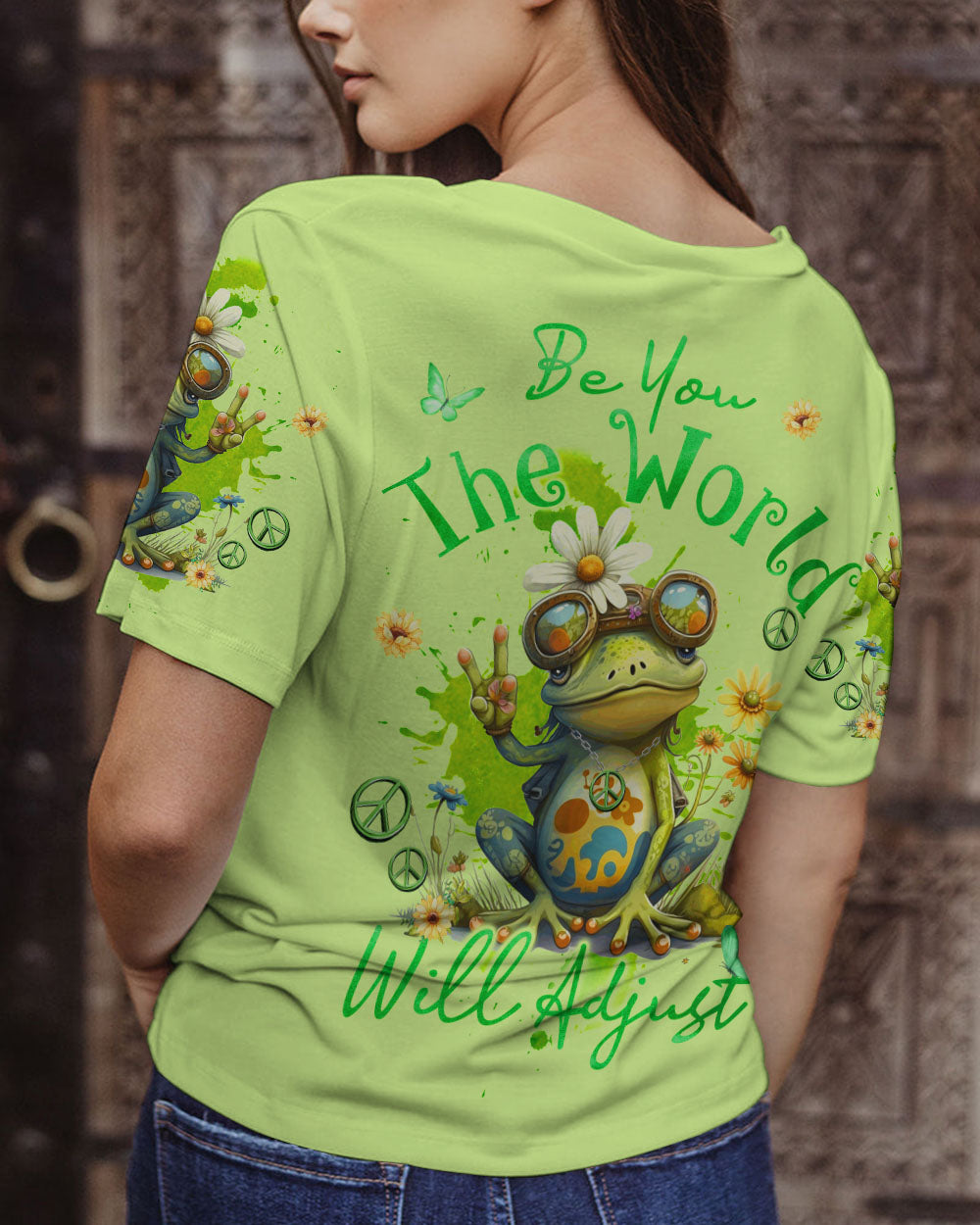 BE YOU THE WORLD WILL ADJUST ALL OVER PRINT - TYQY2408232