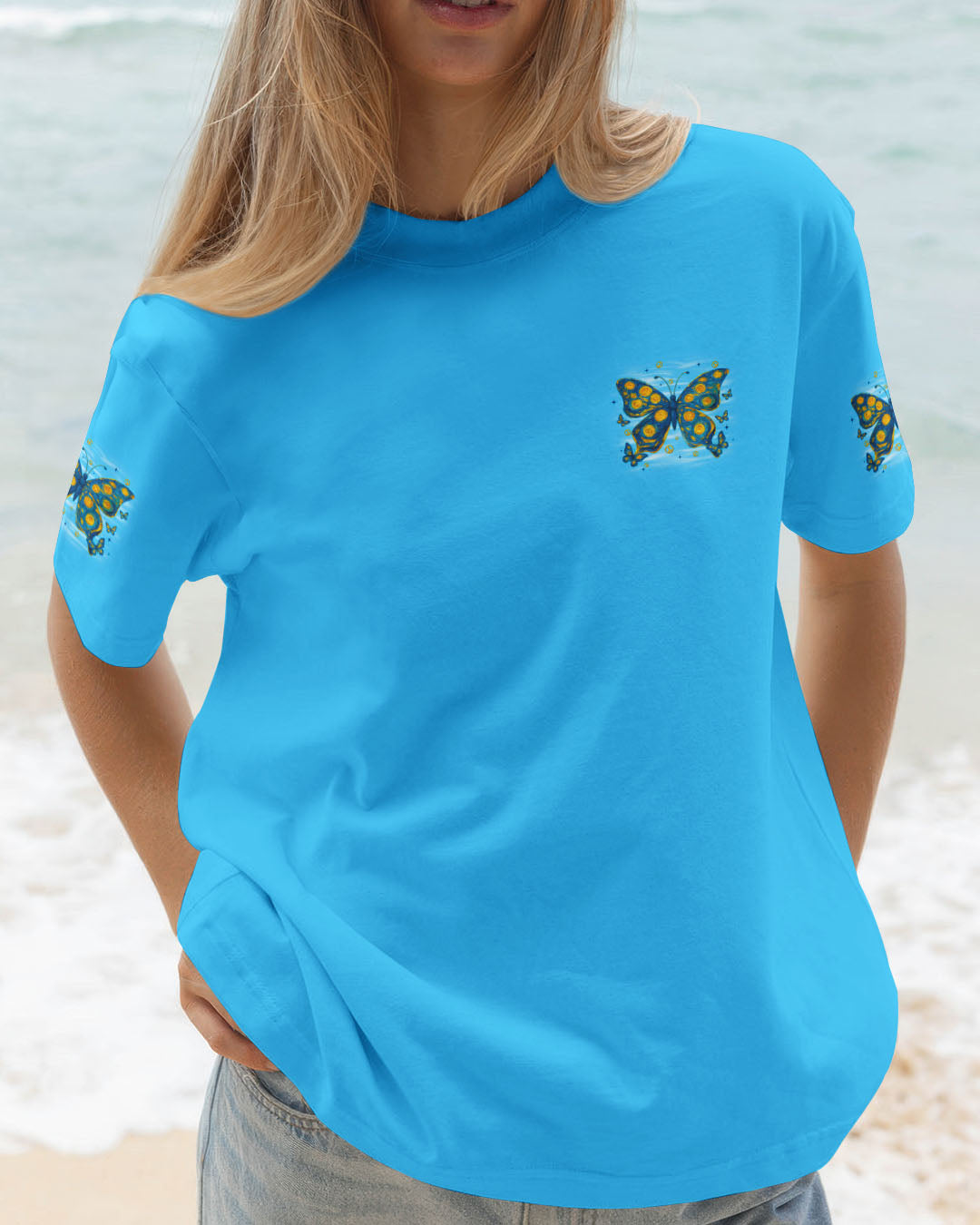 WHISPER WORDS OF WISDOM LET IT BE BUTTERFLY ALL OVER PRINT - TYQY2409253
