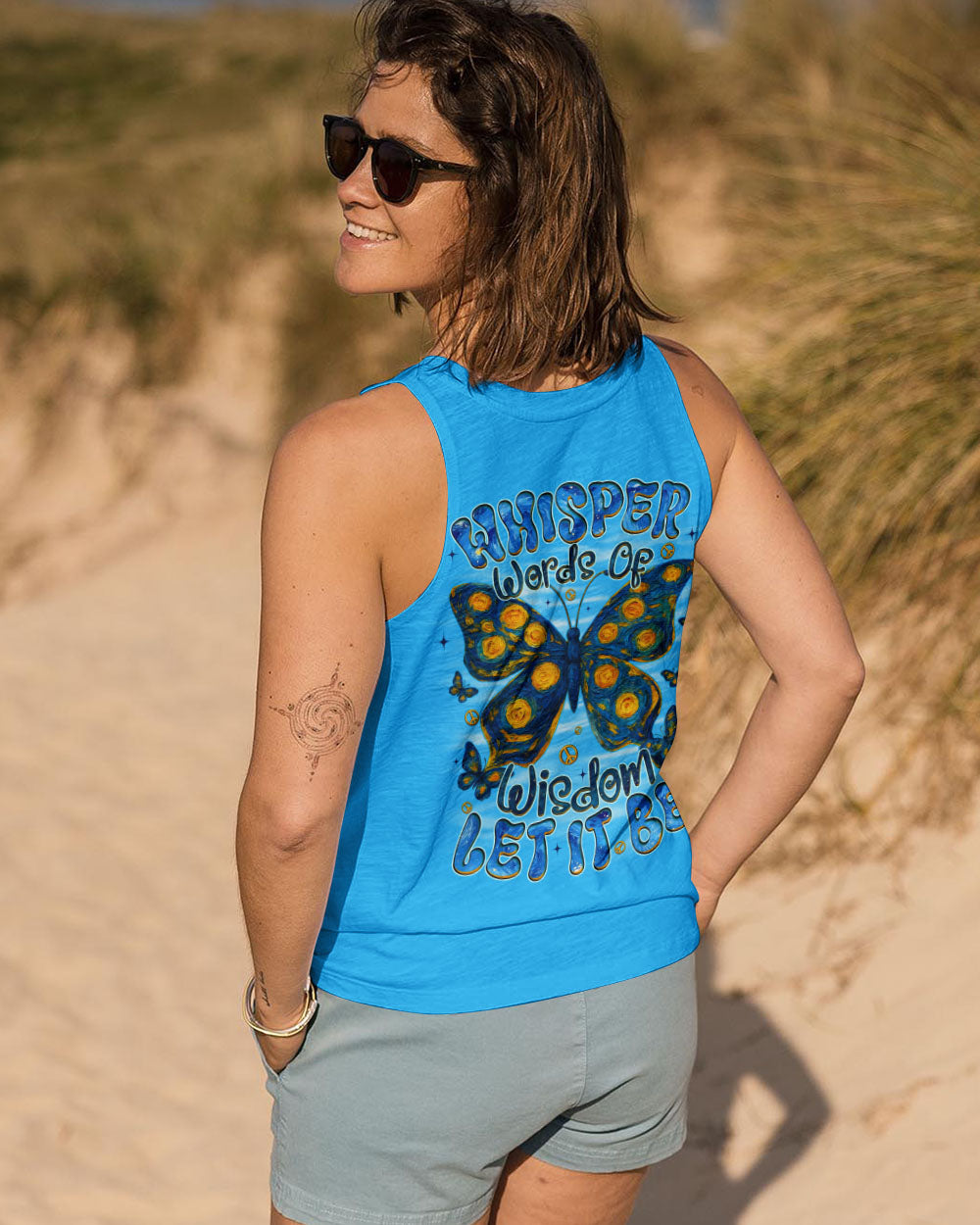 WHISPER WORDS OF WISDOM LET IT BE BUTTERFLY ALL OVER PRINT - TYQY2409253