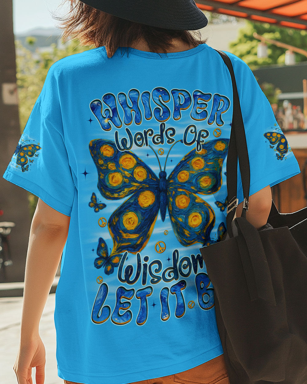 WHISPER WORDS OF WISDOM LET IT BE BUTTERFLY ALL OVER PRINT - TYQY2409253