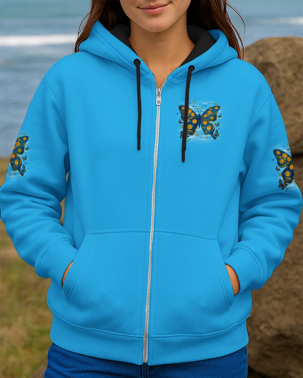 WHISPER WORDS OF WISDOM LET IT BE BUTTERFLY ALL OVER PRINT - TYQY2409253
