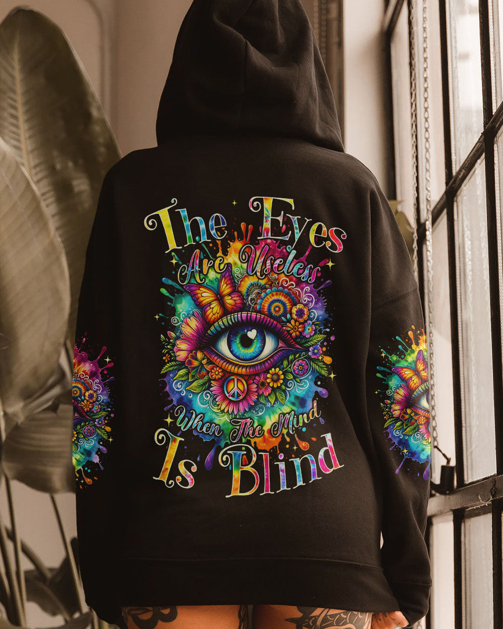 THE EYES ARE USELESS WHEN THE MIND IS BLIND ALL OVER PRINT - TYQY2411233