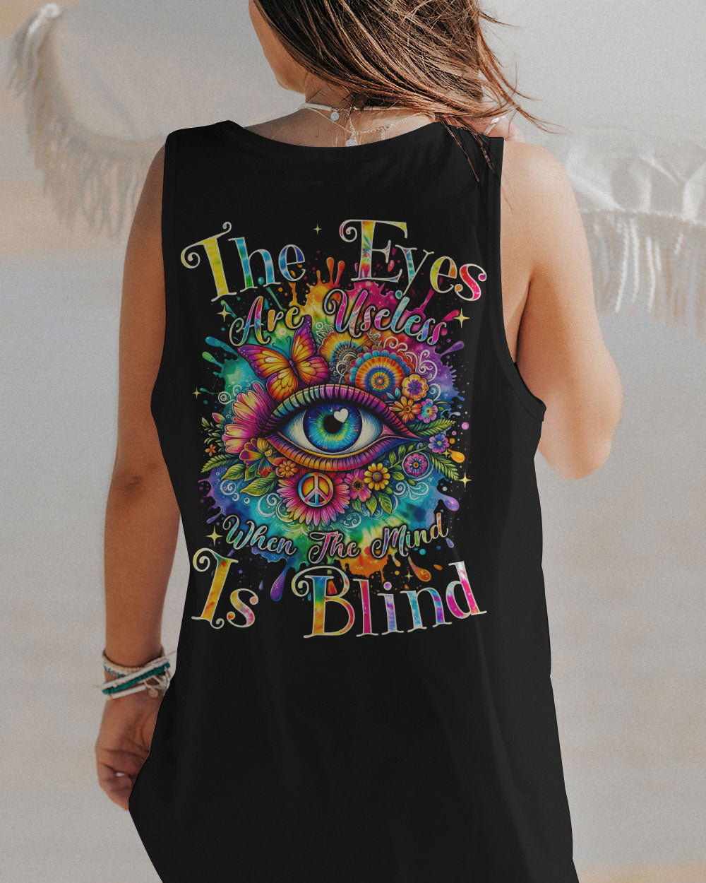 THE EYES ARE USELESS WHEN THE MIND IS BLIND ALL OVER PRINT - TYQY2411233