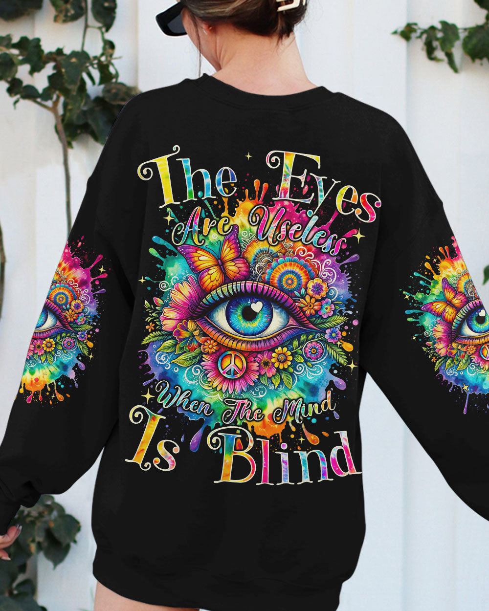 THE EYES ARE USELESS WHEN THE MIND IS BLIND ALL OVER PRINT - TYQY2411233