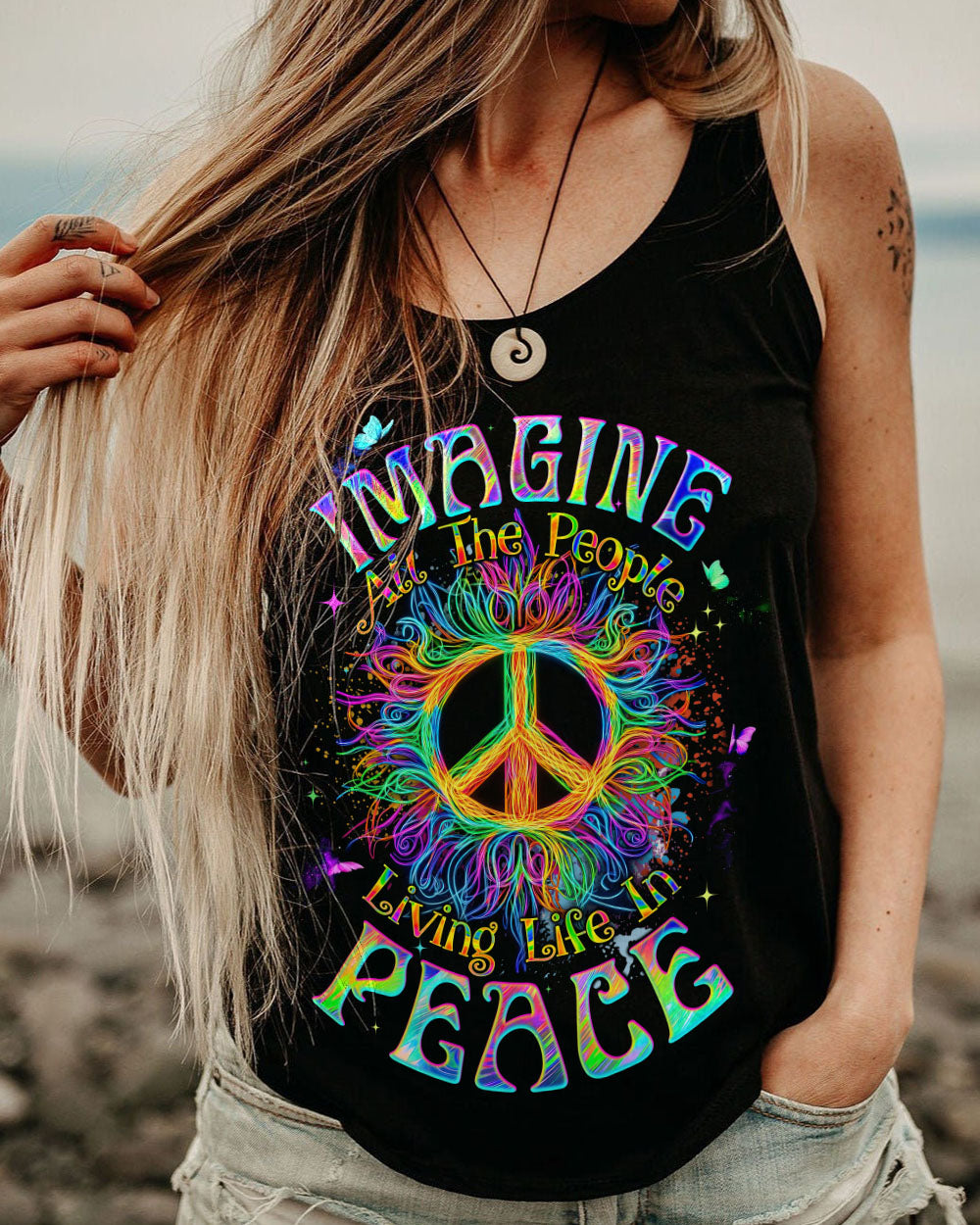 IMAGINE ALL THE PEOPLE LIVING LIFE IN PEACE ALL OVER PRINT - TYQY2503253