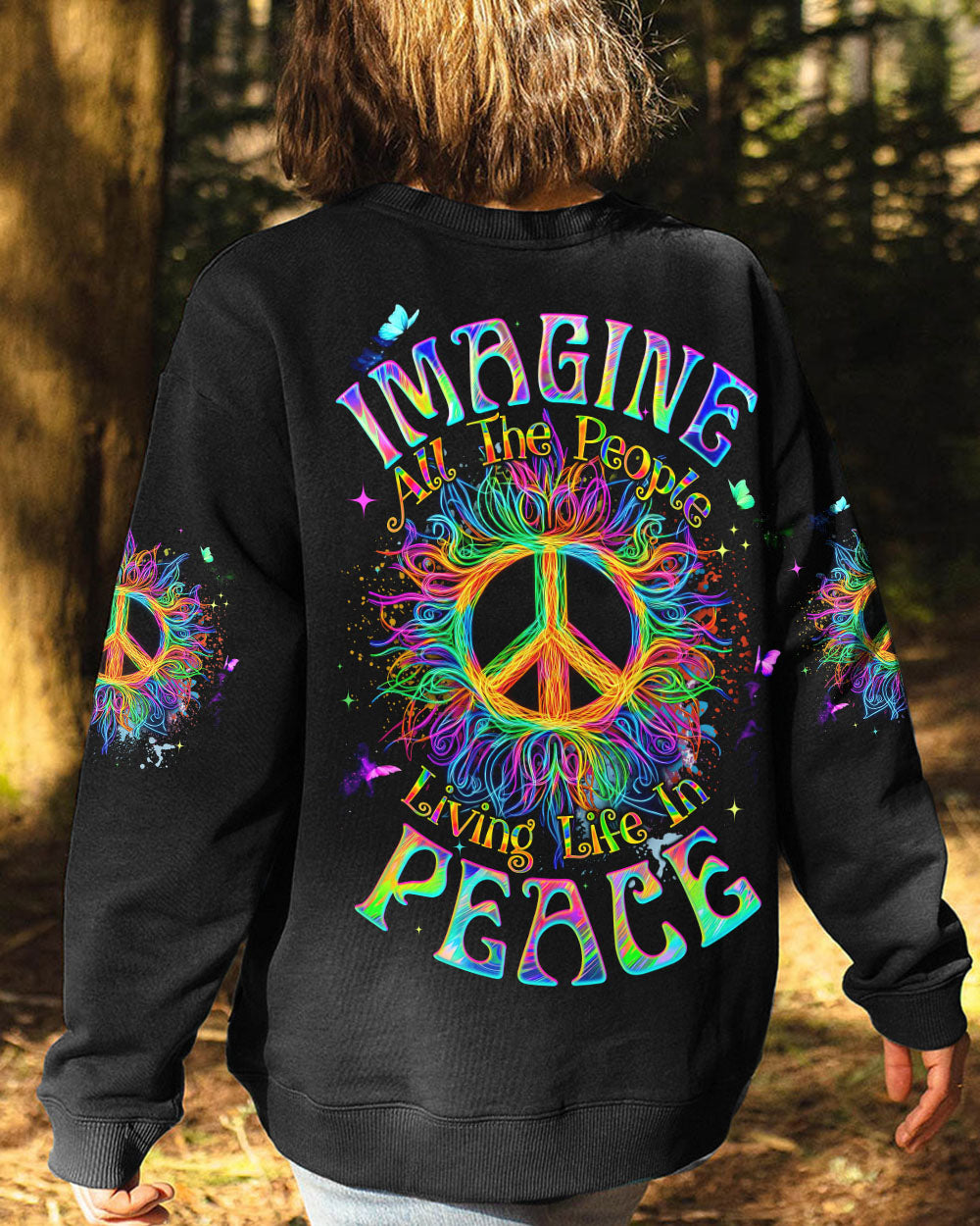 IMAGINE ALL THE PEOPLE LIVING LIFE IN PEACE ALL OVER PRINT - TYQY2503253
