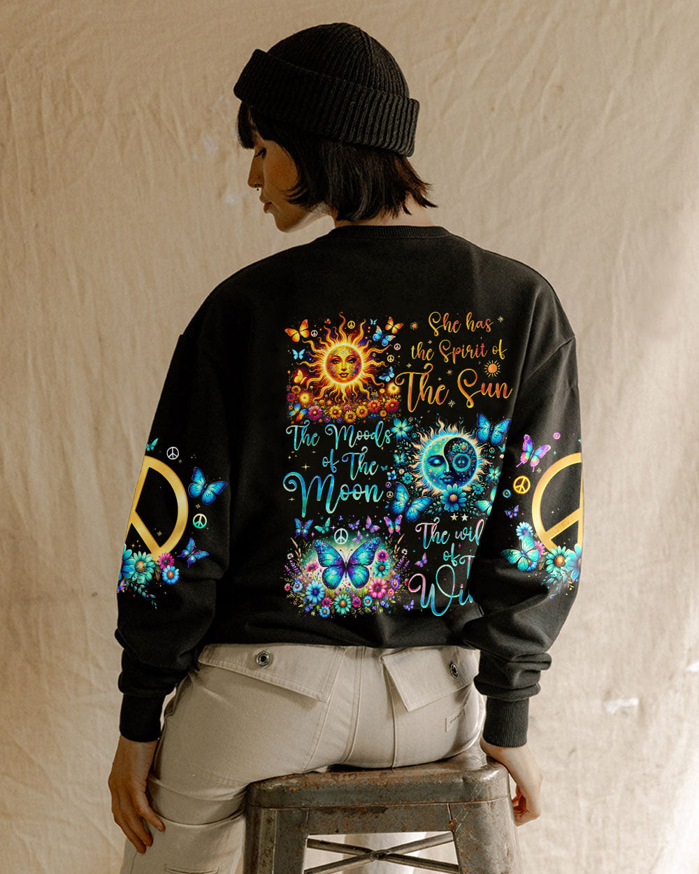 SHE HAS THE SPIRIT OF THE SUN ALL OVER PRINT - TYQY2504241