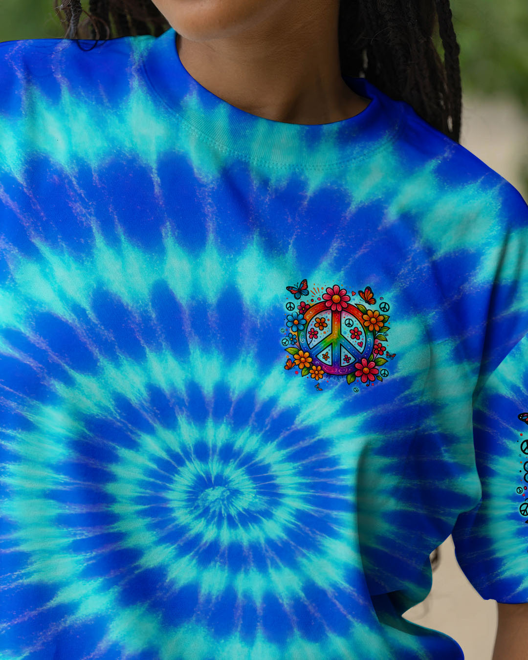 IMAGINE ALL THE PEOPLE LIVING LIFE IN PEACE TIE DYE ALL OVER PRINT - TYQY2504253