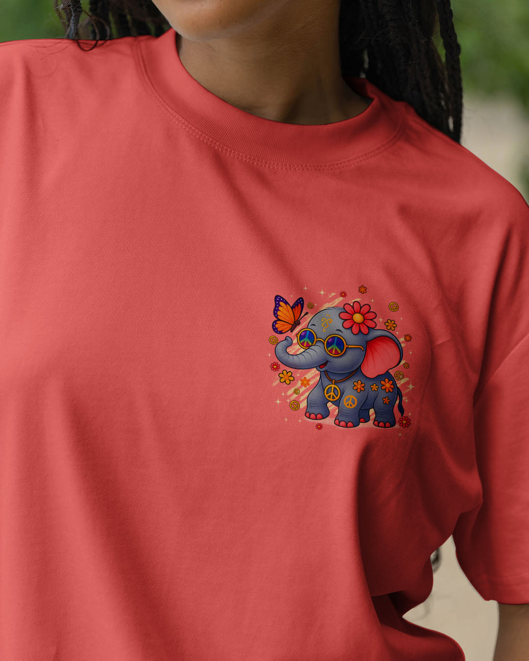 IN A WORLD WHERE YOU CAN BE ANYTHING BE KIND ELEPHANT ALL OVER PRINT - TYQY2507253
