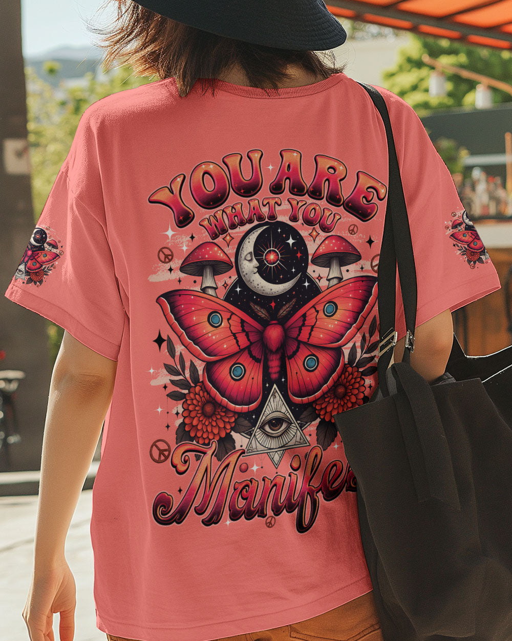 YOU ARE WHAT YOU MANIFEST BUTTERFLY ALL OVER PRINT - TYQY2508255