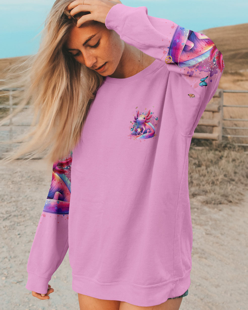 IT'S OKAY TO BE WHATEVER WEIRDO YOU ARE TODAY AXOLOTL ALL OVER PRINT - TYQY2603244