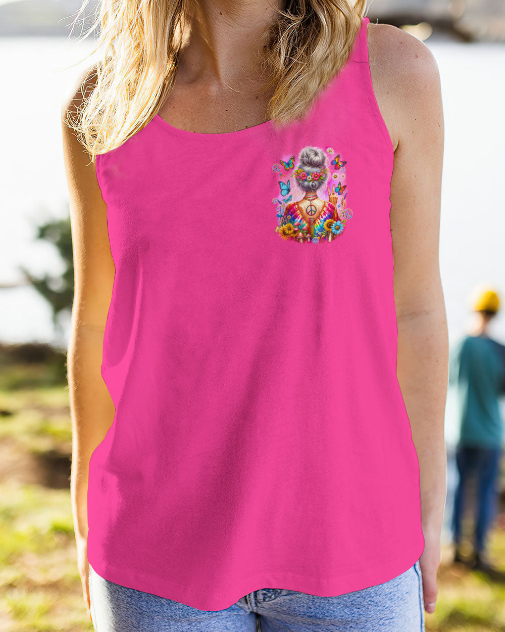BE SURE TO WEAR SOME FLOWERS IN YOUR HAIR ALL OVER PRINT - TYQY2604244