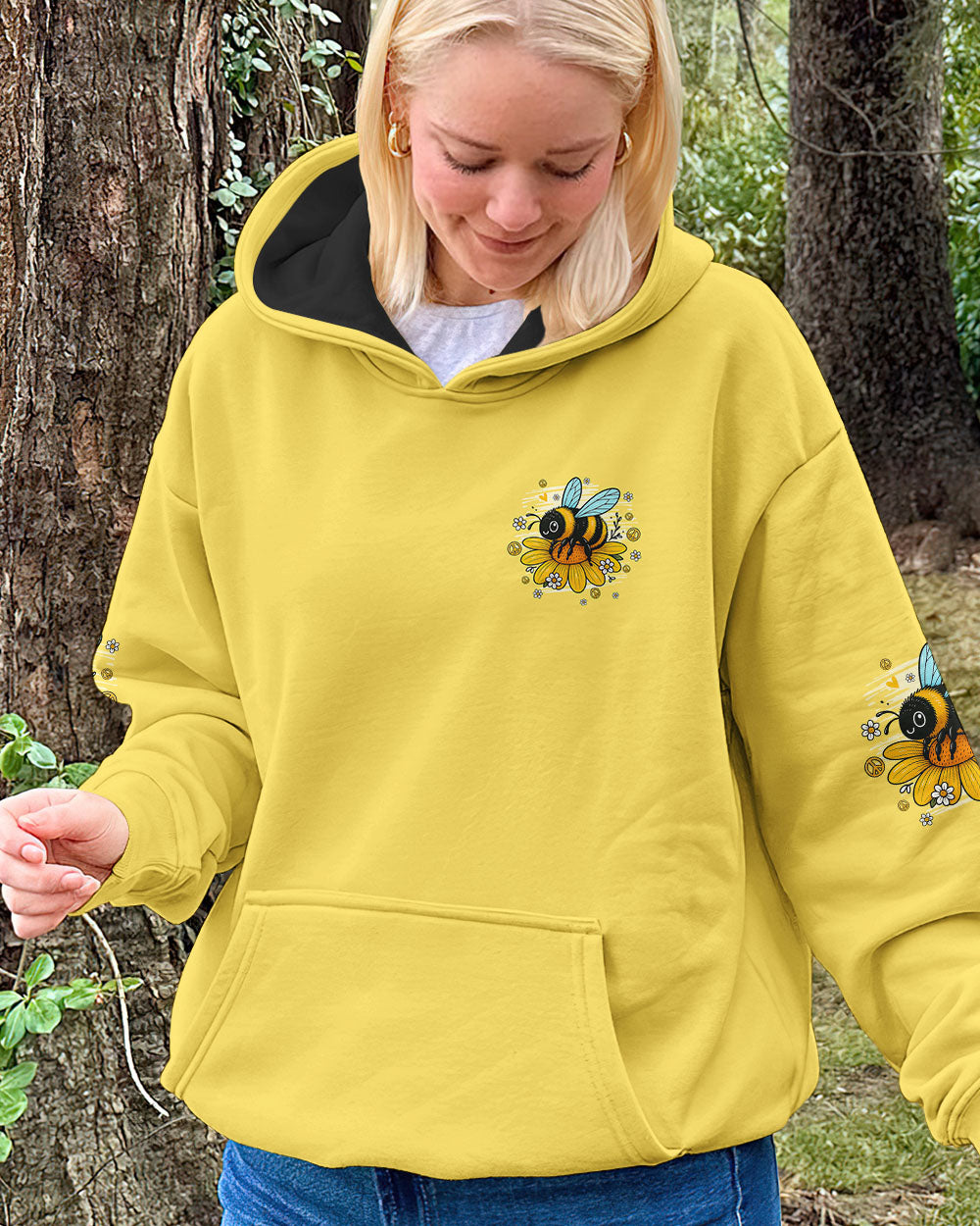 SUNFLOWER WISHES AND HONEY BEE KISSES ALL OVER PRINT - TYQY2605253