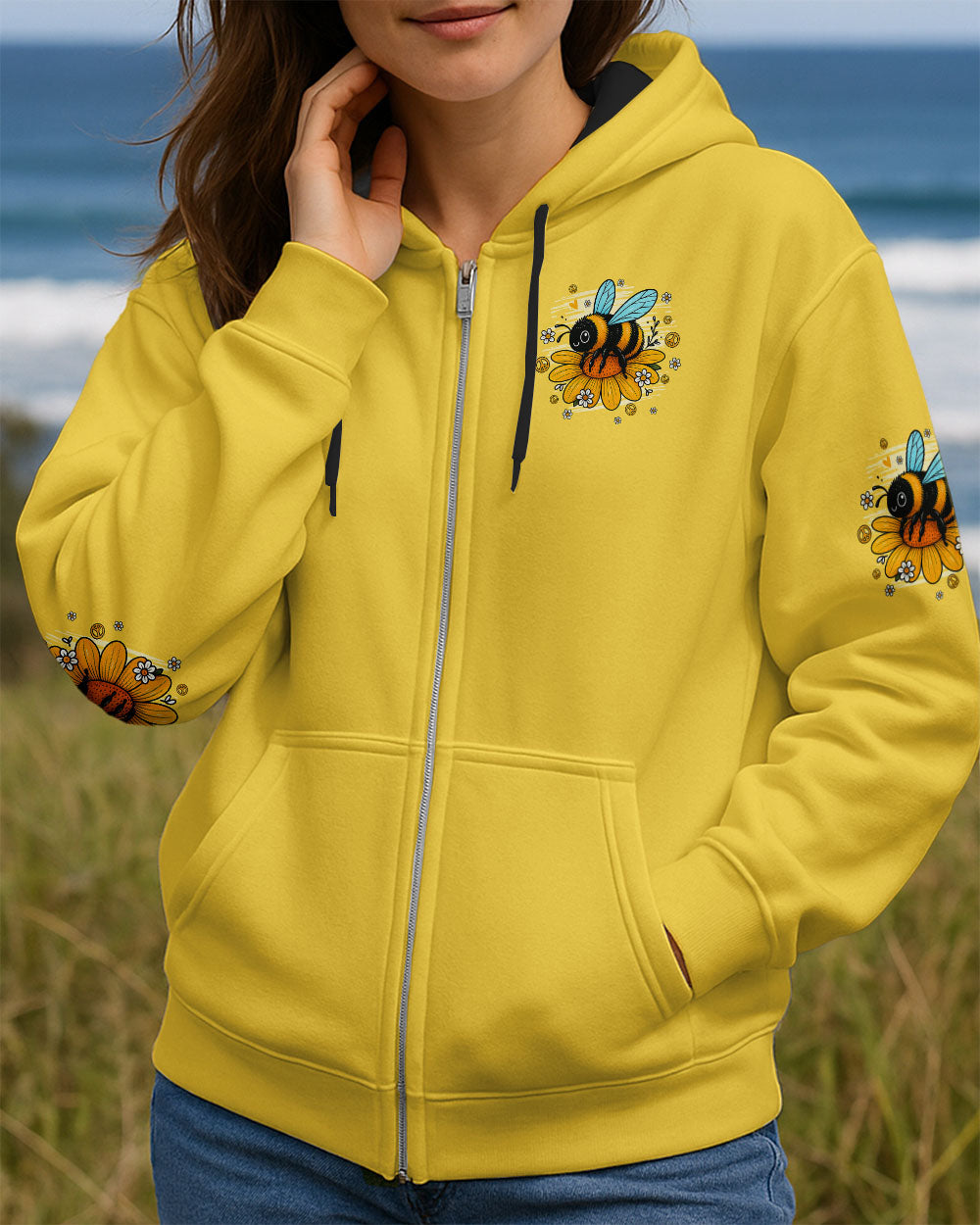SUNFLOWER WISHES AND HONEY BEE KISSES ALL OVER PRINT - TYQY2605253