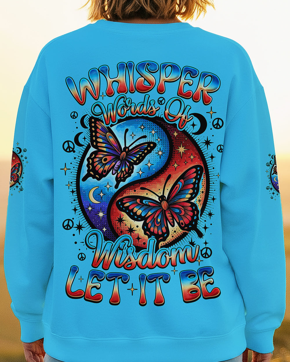 WHISPER WORDS OF WISDOM LET IT BE BUTTERFLY ALL OVER PRINT - TYQY2610251