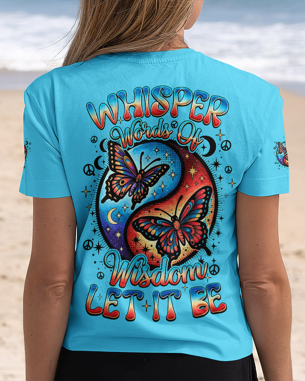 WHISPER WORDS OF WISDOM LET IT BE BUTTERFLY ALL OVER PRINT - TYQY2610251