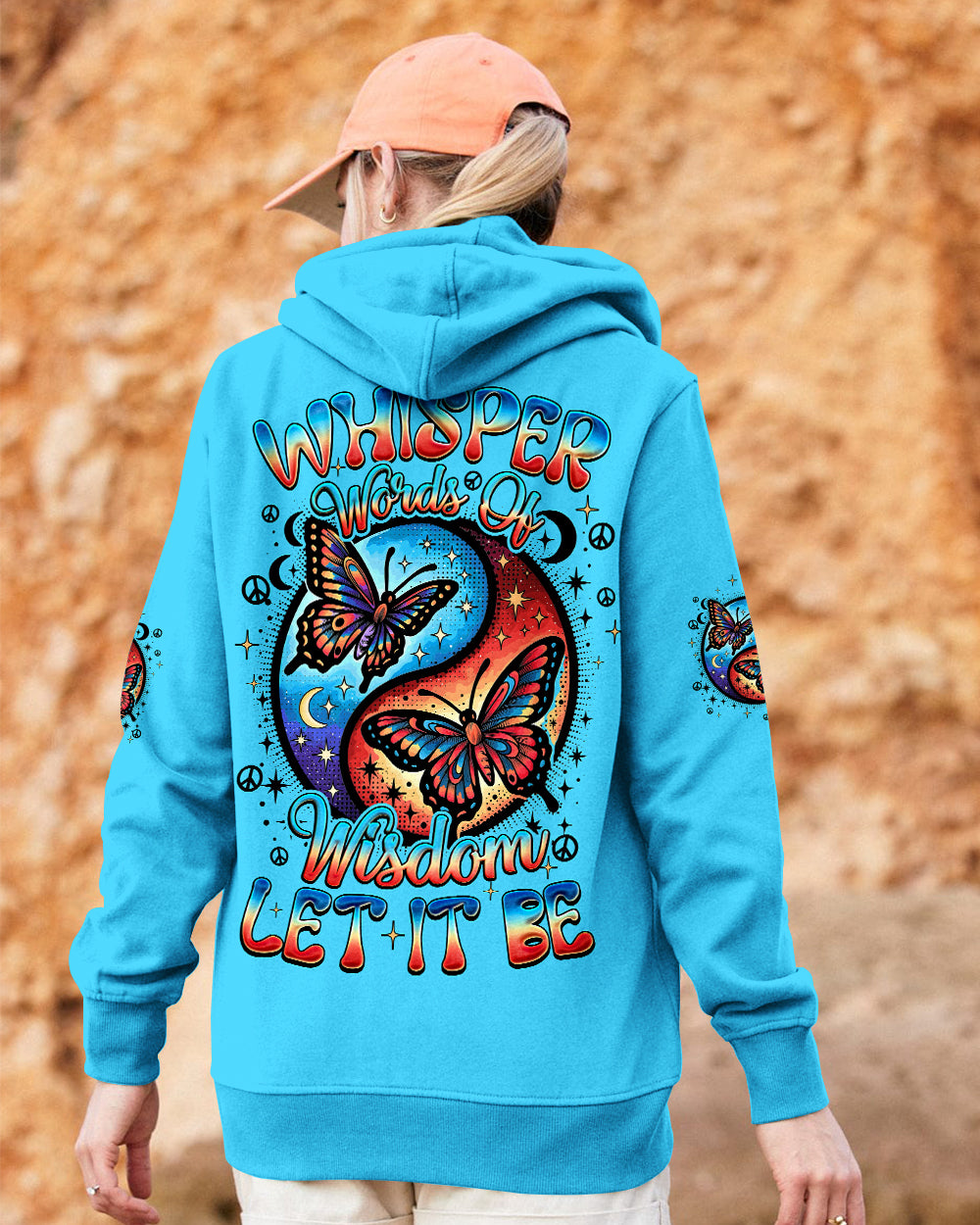 WHISPER WORDS OF WISDOM LET IT BE BUTTERFLY ALL OVER PRINT - TYQY2610251