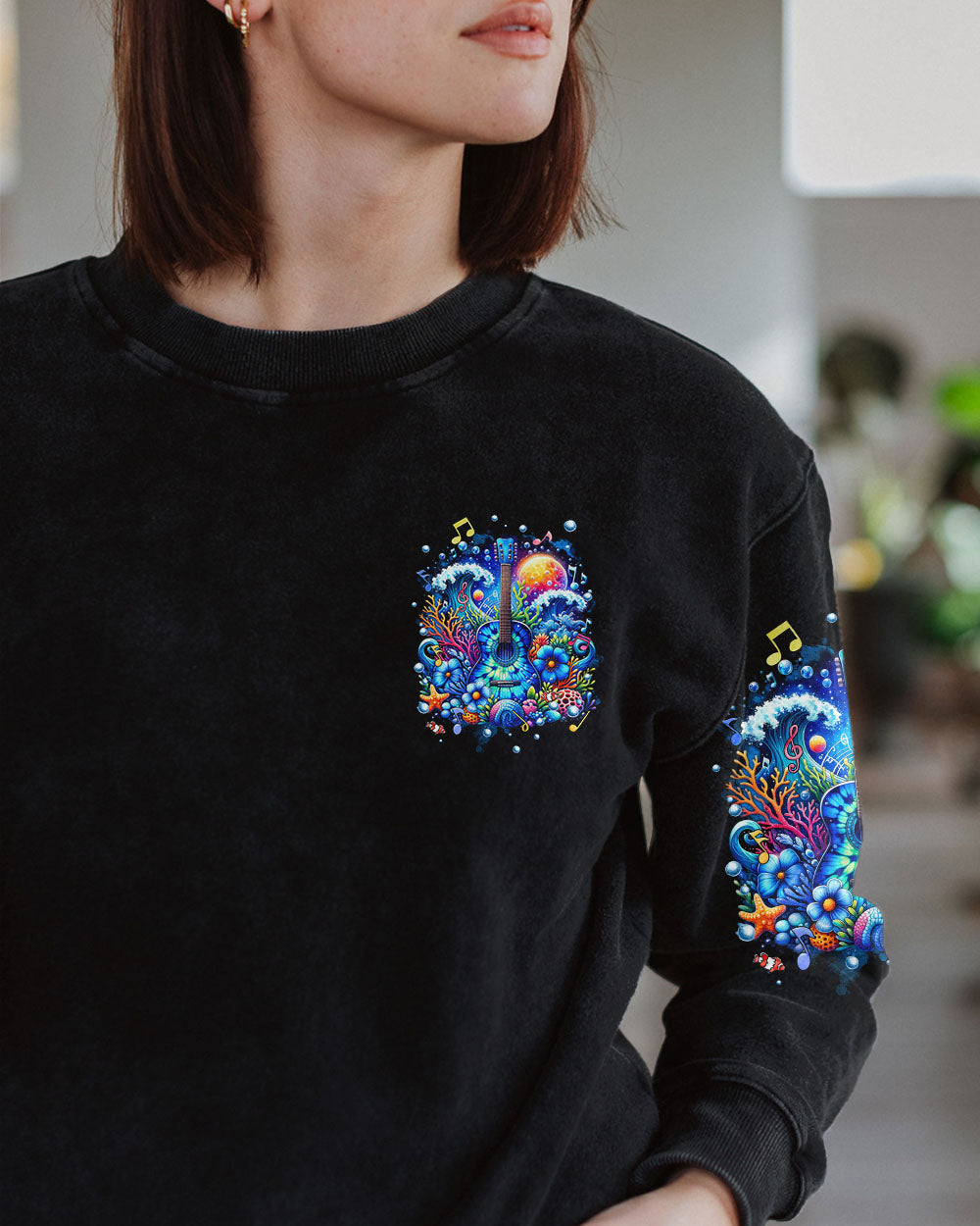 FIND ME WHERE THE MUSIC MEETS THE OCEAN ALL OVER PRINT - TYQY2612233