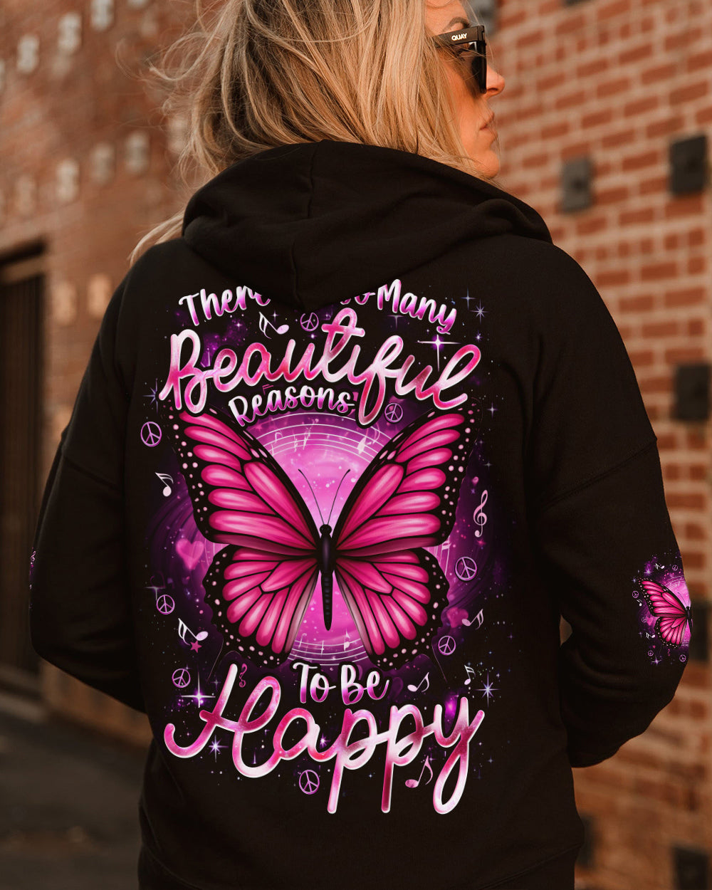 BEAUTIFUL REASONS TO BE HAPPY BUTTERFLY ALL OVER PRINT - TYQY2701261