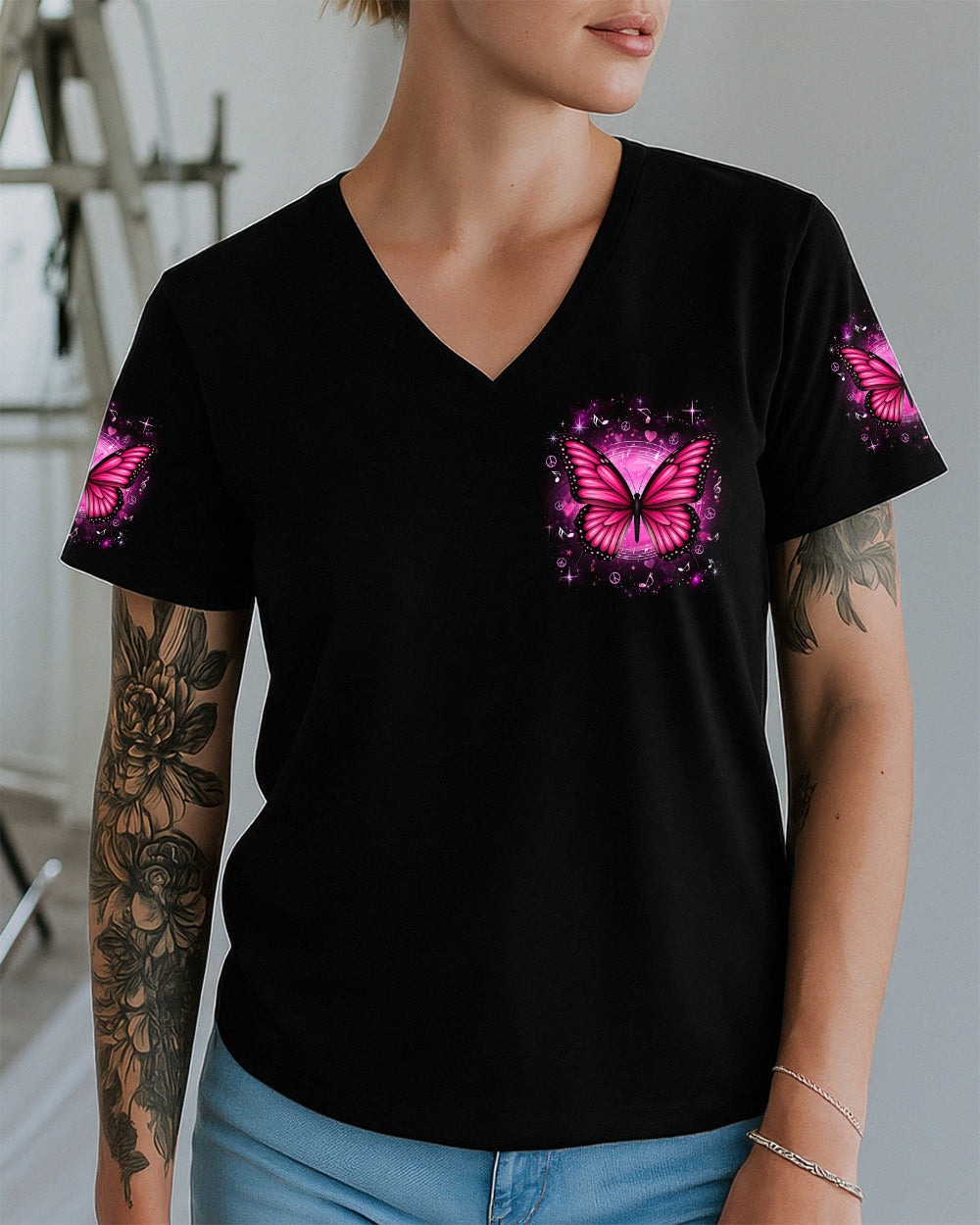 BEAUTIFUL REASONS TO BE HAPPY BUTTERFLY ALL OVER PRINT - TYQY2701261