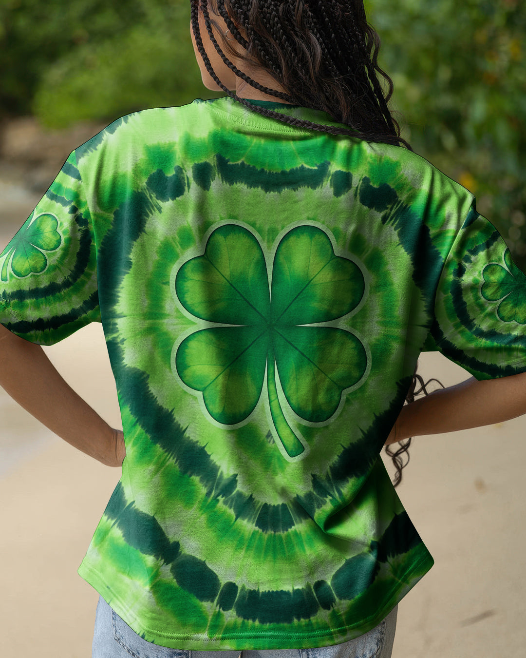 LUCKY VIBE SHAMROCK PATRICK'S DAY ALL OVER PRINT - TYQY2701262