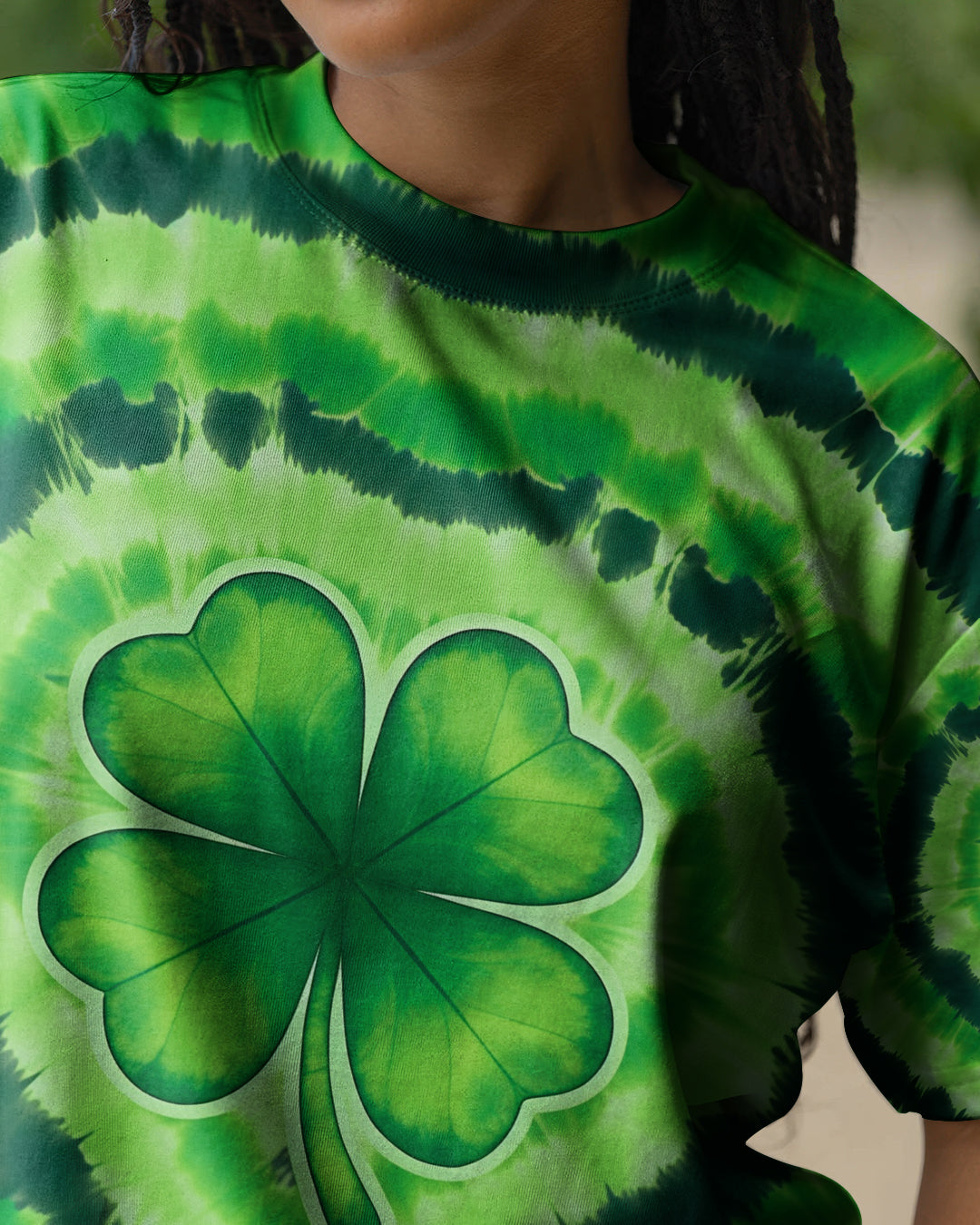 LUCKY VIBE SHAMROCK PATRICK'S DAY ALL OVER PRINT - TYQY2701262