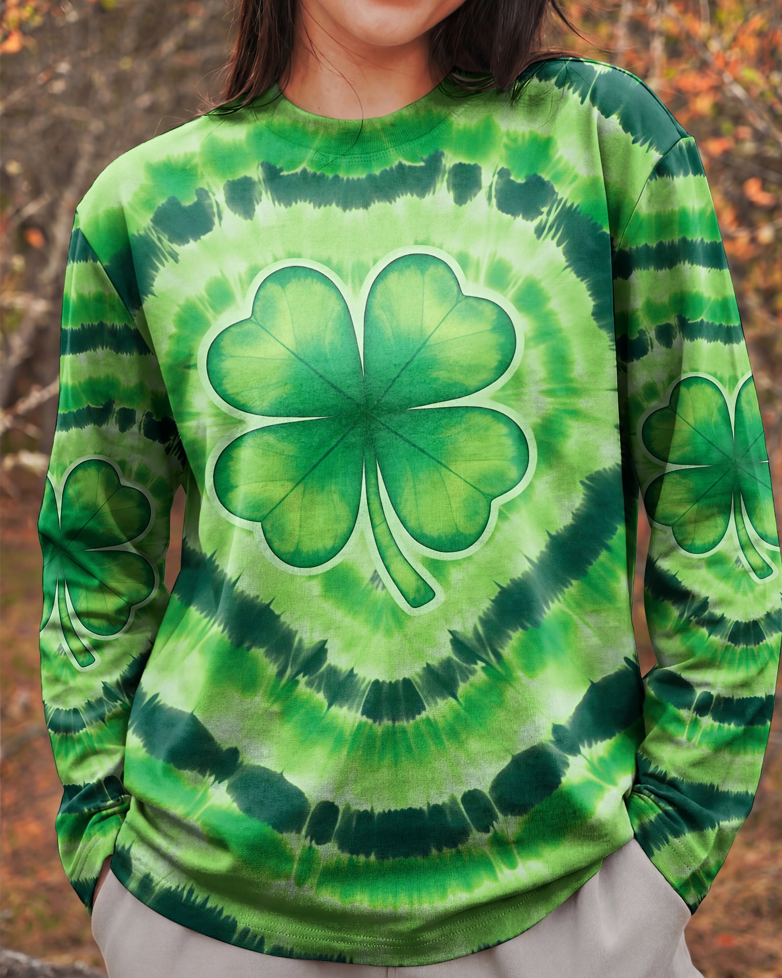 LUCKY VIBE SHAMROCK PATRICK'S DAY ALL OVER PRINT - TYQY2701262