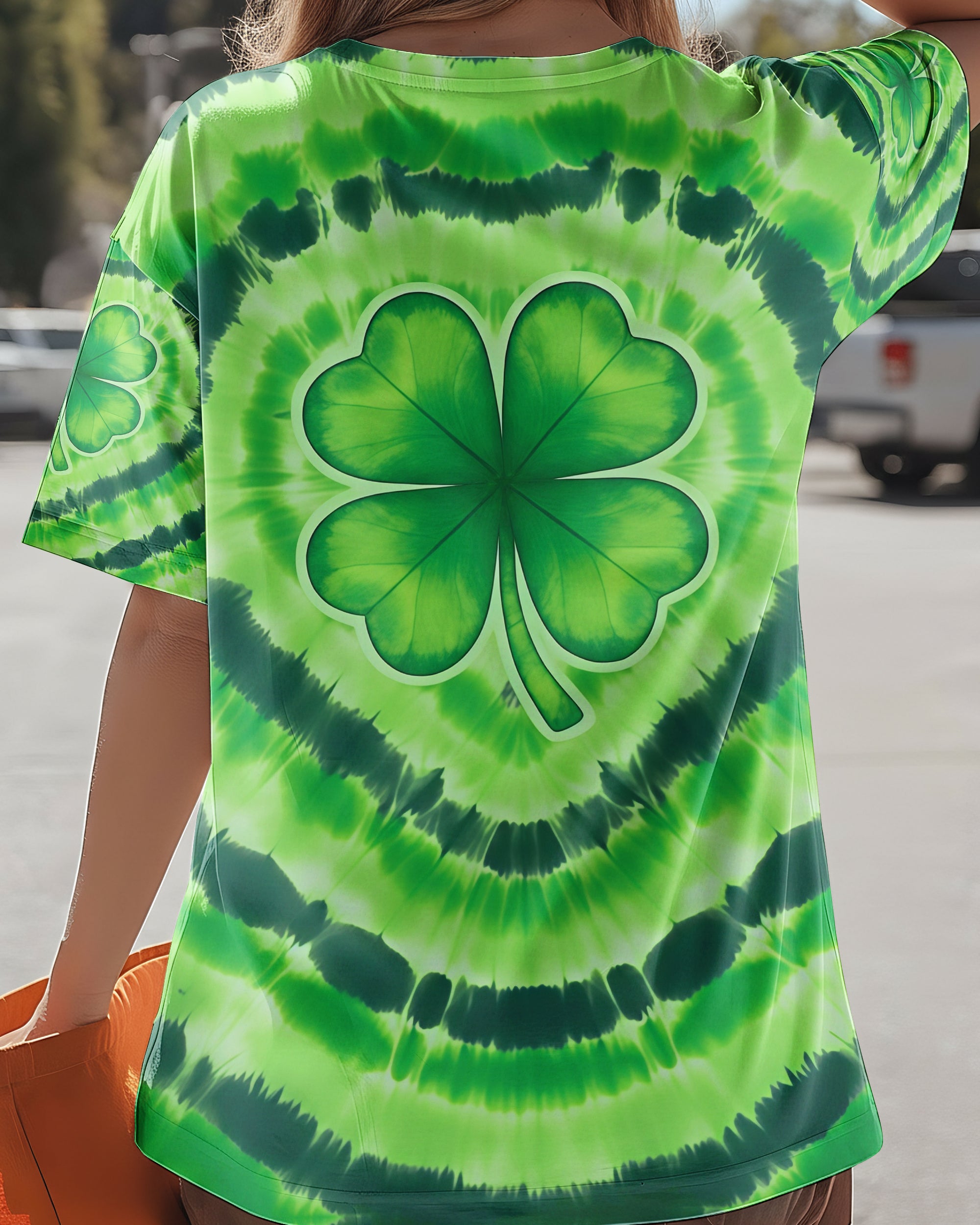 LUCKY VIBE SHAMROCK PATRICK'S DAY ALL OVER PRINT - TYQY2701262