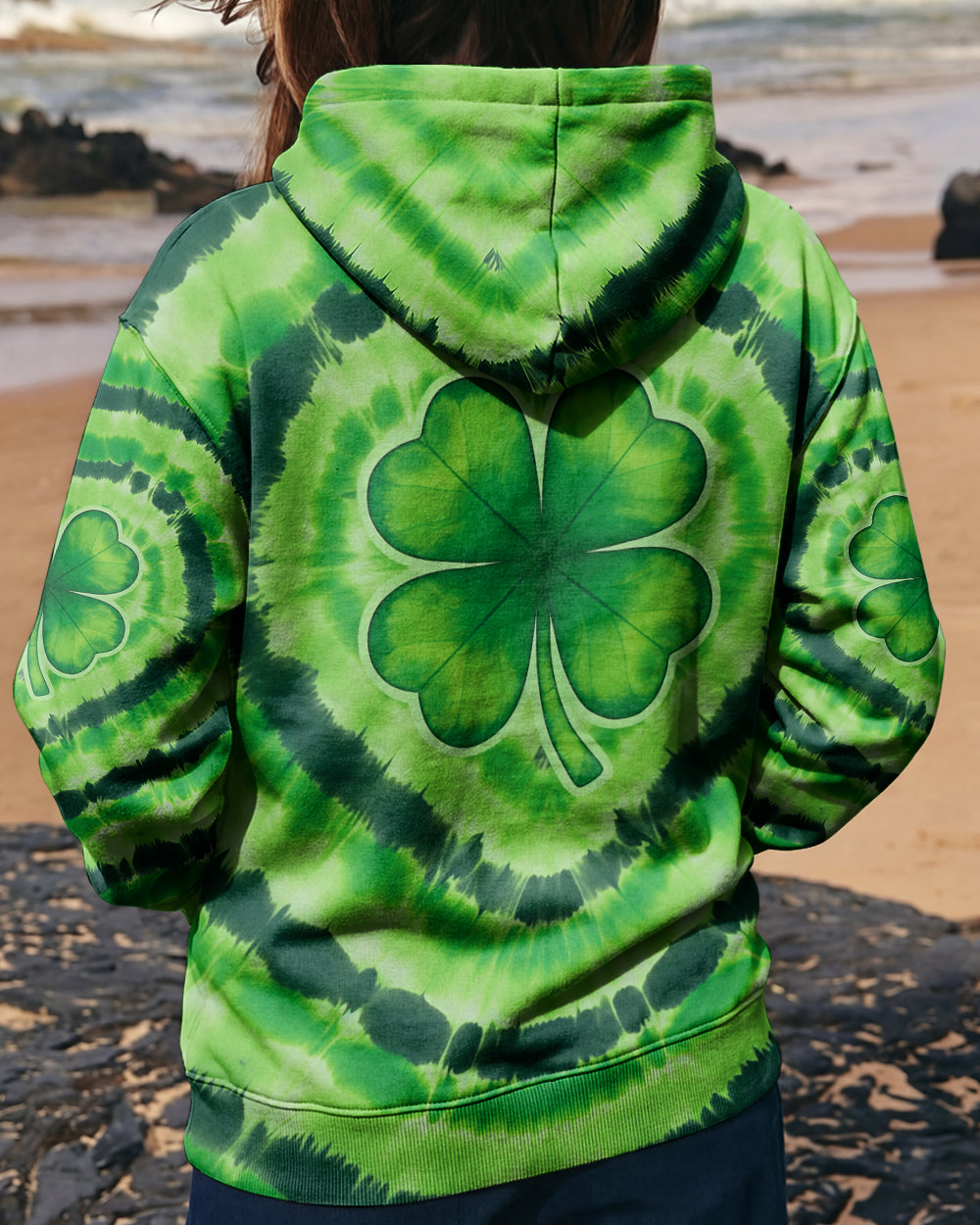 LUCKY VIBE SHAMROCK PATRICK'S DAY ALL OVER PRINT - TYQY2701262