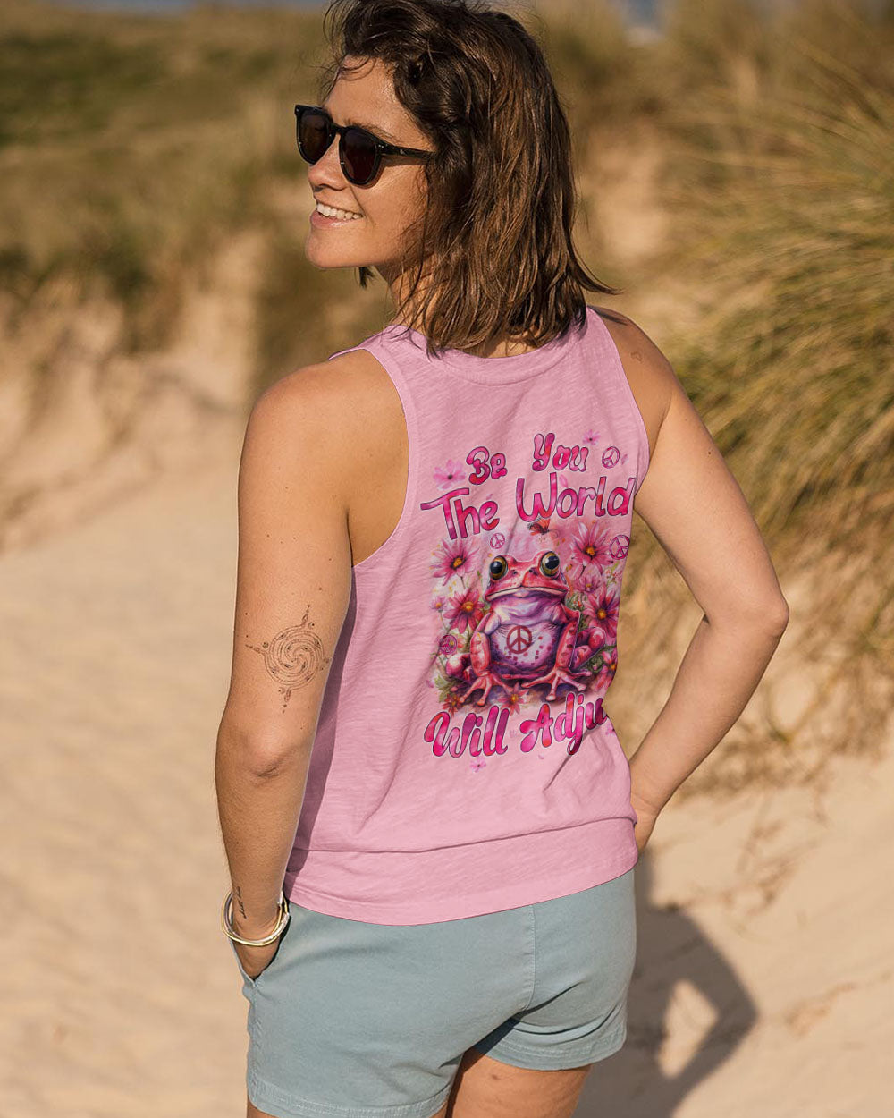 BE YOU THE WORLD WILL ADJUST ALL OVER PRINT - TYQY2702242