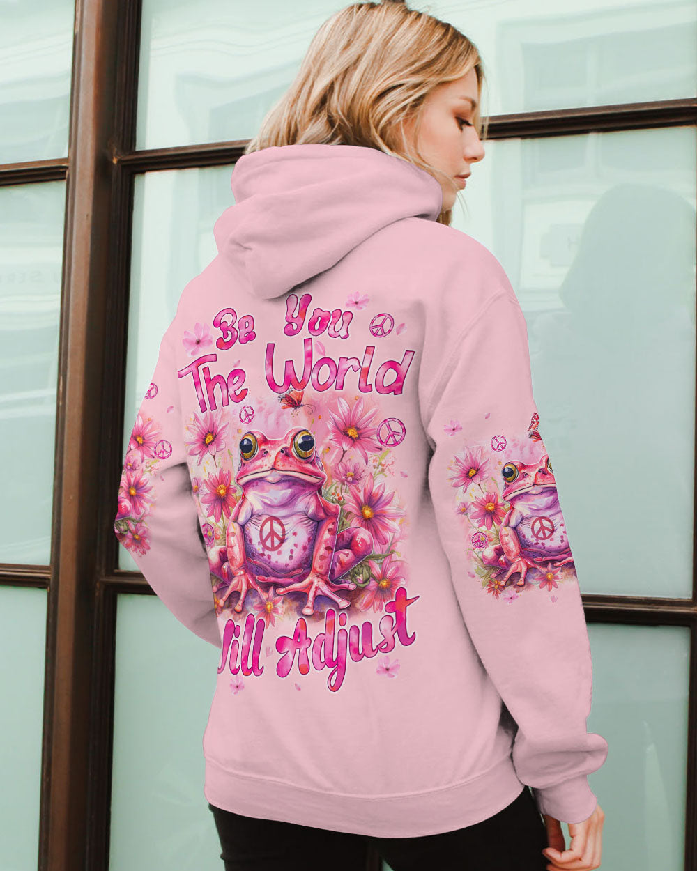 BE YOU THE WORLD WILL ADJUST ALL OVER PRINT - TYQY2702242