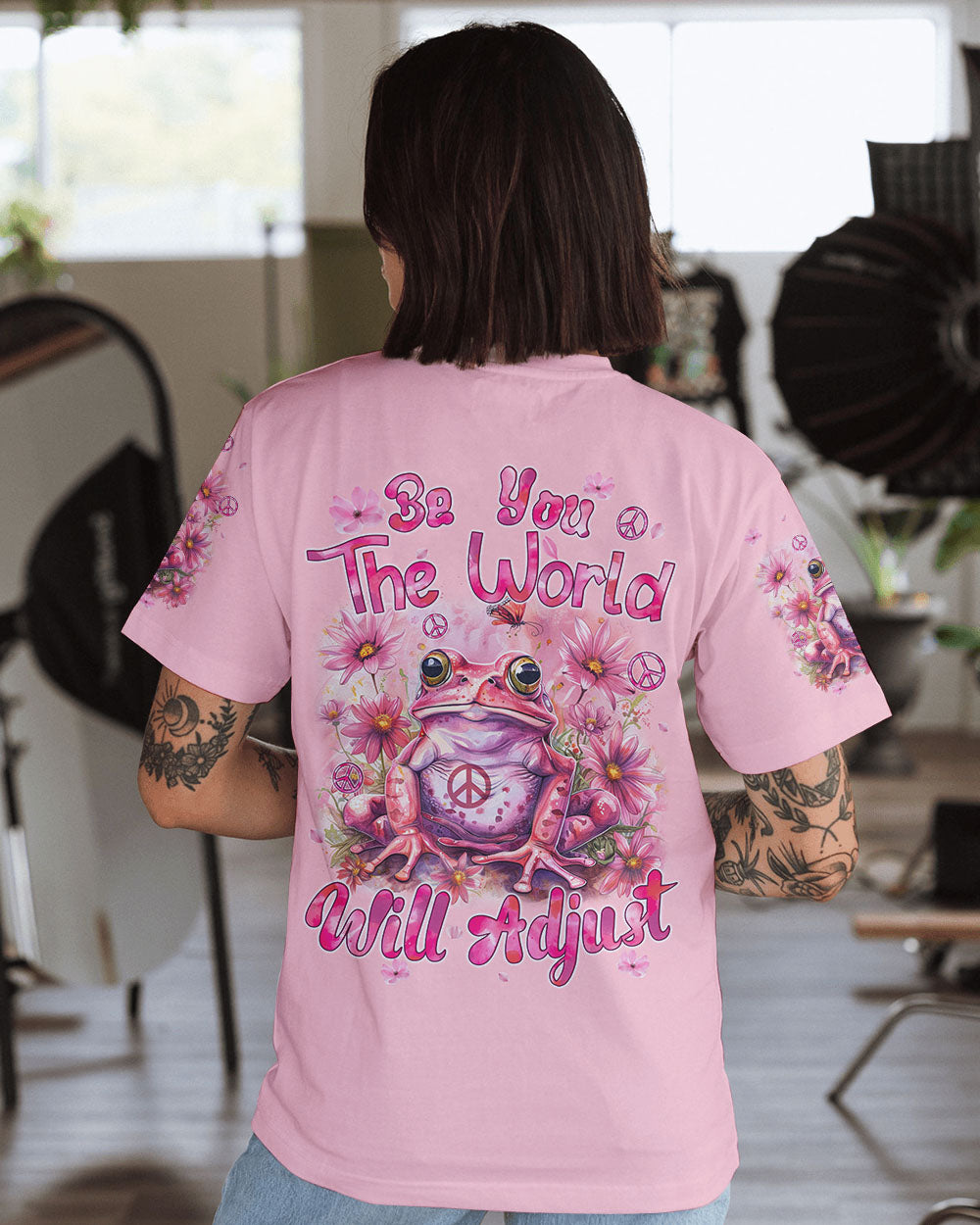 BE YOU THE WORLD WILL ADJUST ALL OVER PRINT - TYQY2702242