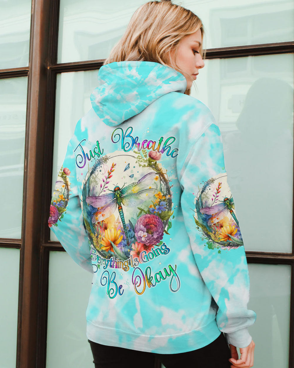JUST BREATHE DRAGONFLY ALL OVER PRINT - TYQY2702243