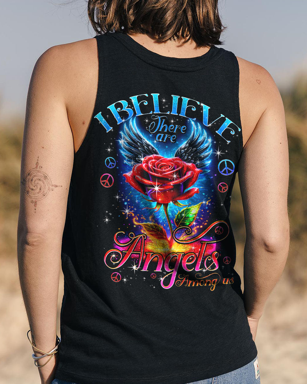 I BELIEVE THERE ARE ANGELS AMONG US ALL OVER PRINT - TYQY2702254
