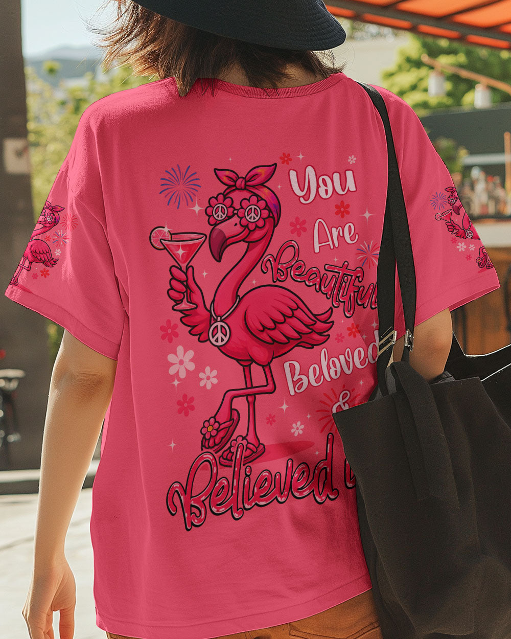YOU ARE BEAUTIFUL FLAMINGO ALL OVER PRINT - TYQY2705253