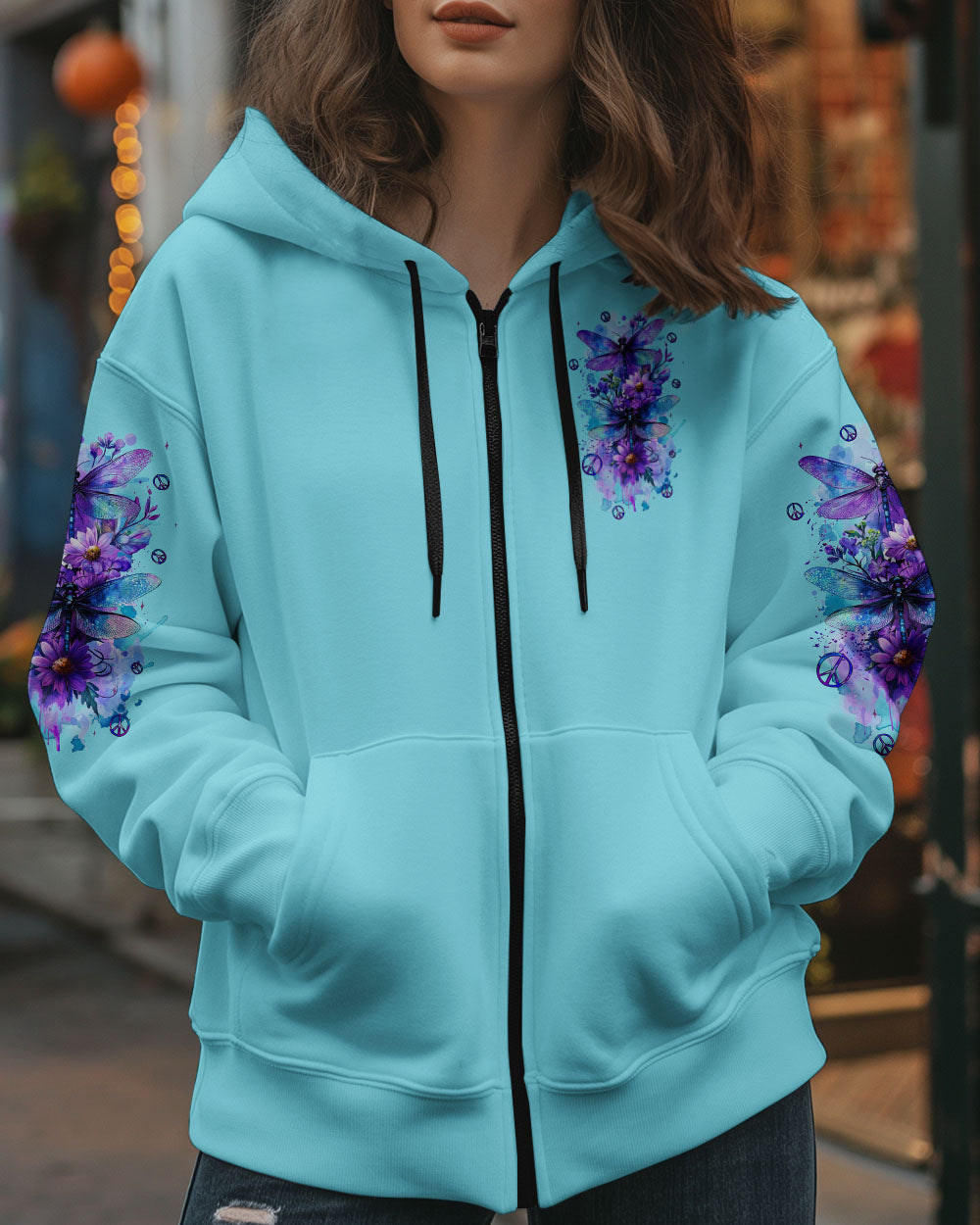 SHE IS LIFE ITSELF DRAGONFLIES ALL OVER PRINT - TYQY2709242
