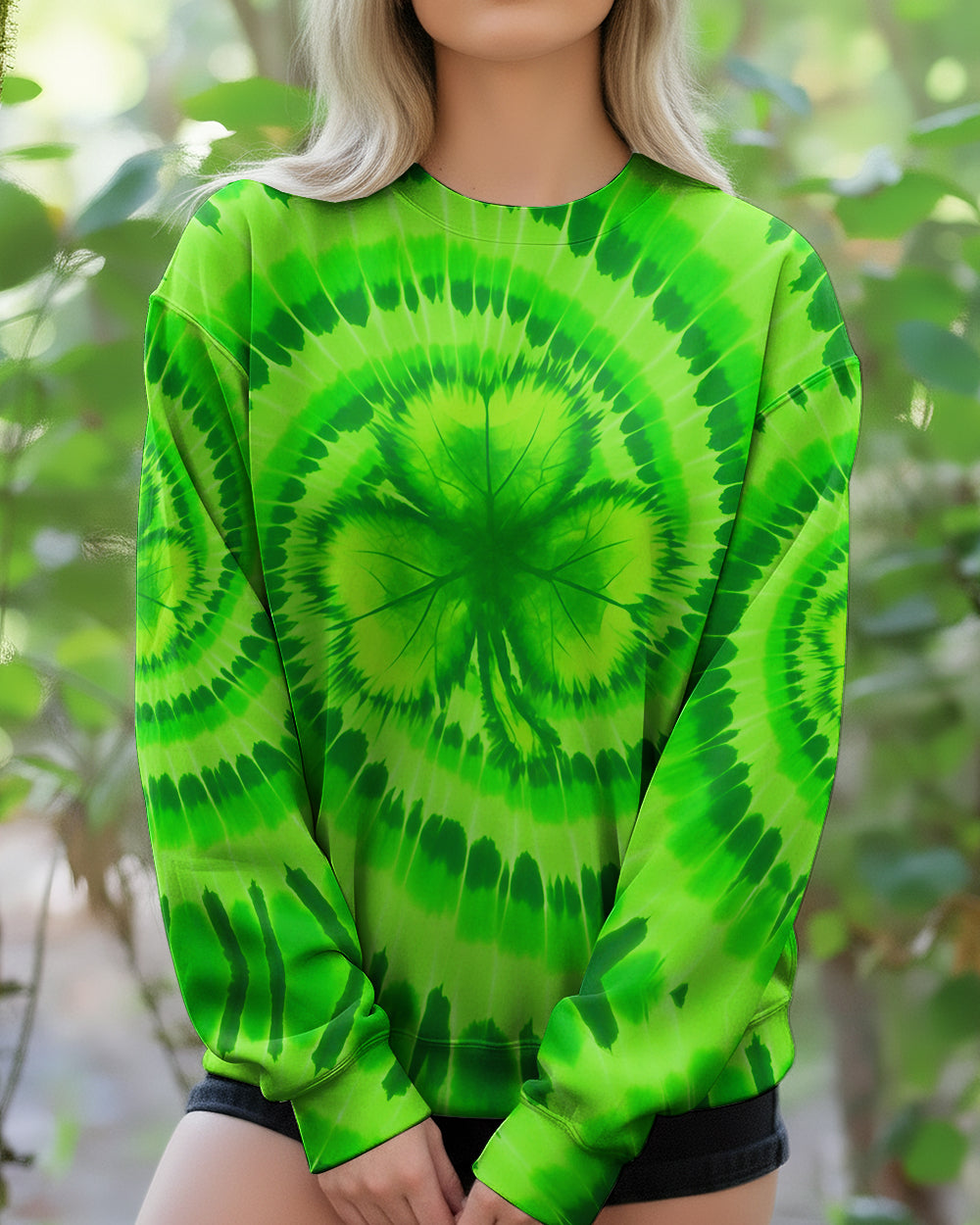 SHAMROCK LUCKY GREEN PATRICK'S DAY ALL OVER PRINT - TYQY2801261