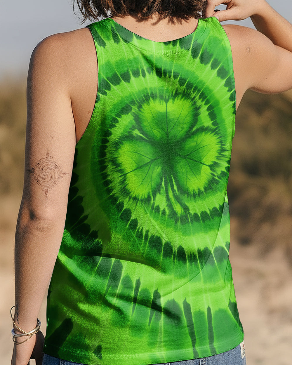 SHAMROCK LUCKY GREEN PATRICK'S DAY ALL OVER PRINT - TYQY2801261