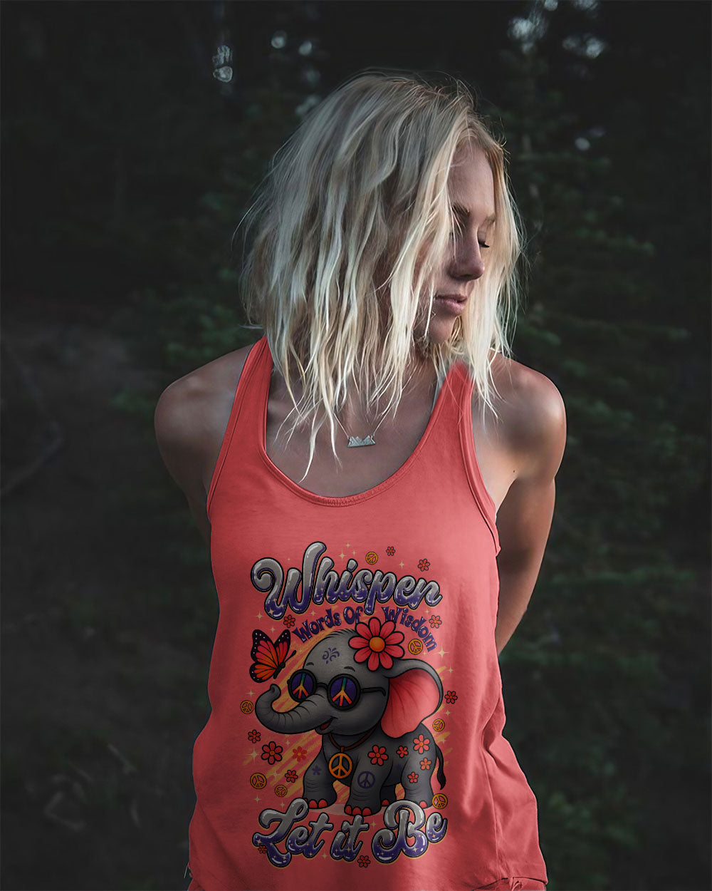 WHISPER WORDS OF WISDOM LET IT BE ELEPHANT ALL OVER PRINT - TYQY2807251