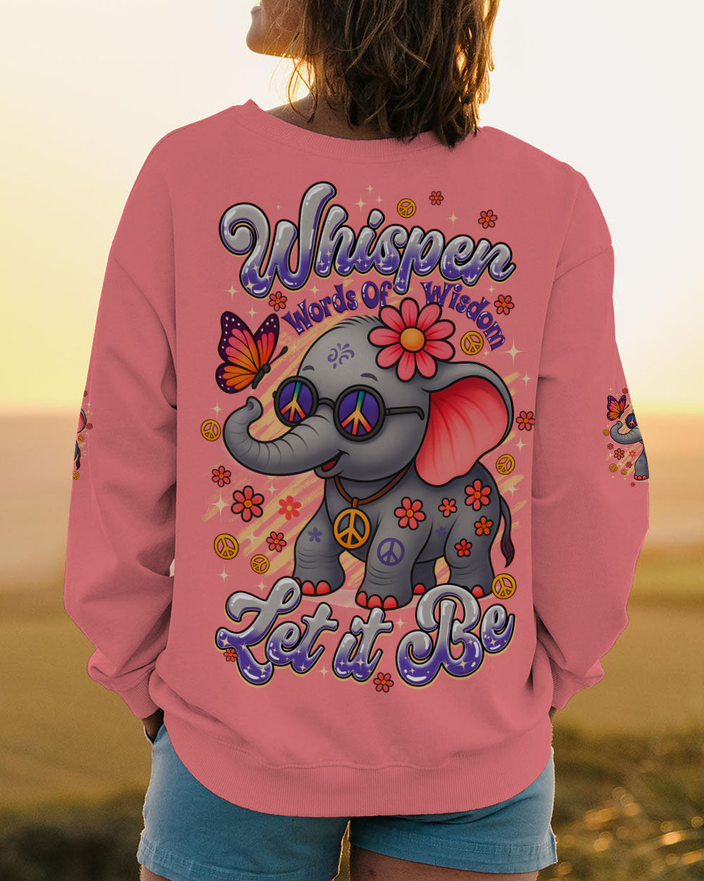 WHISPER WORDS OF WISDOM LET IT BE ELEPHANT ALL OVER PRINT - TYQY2807251
