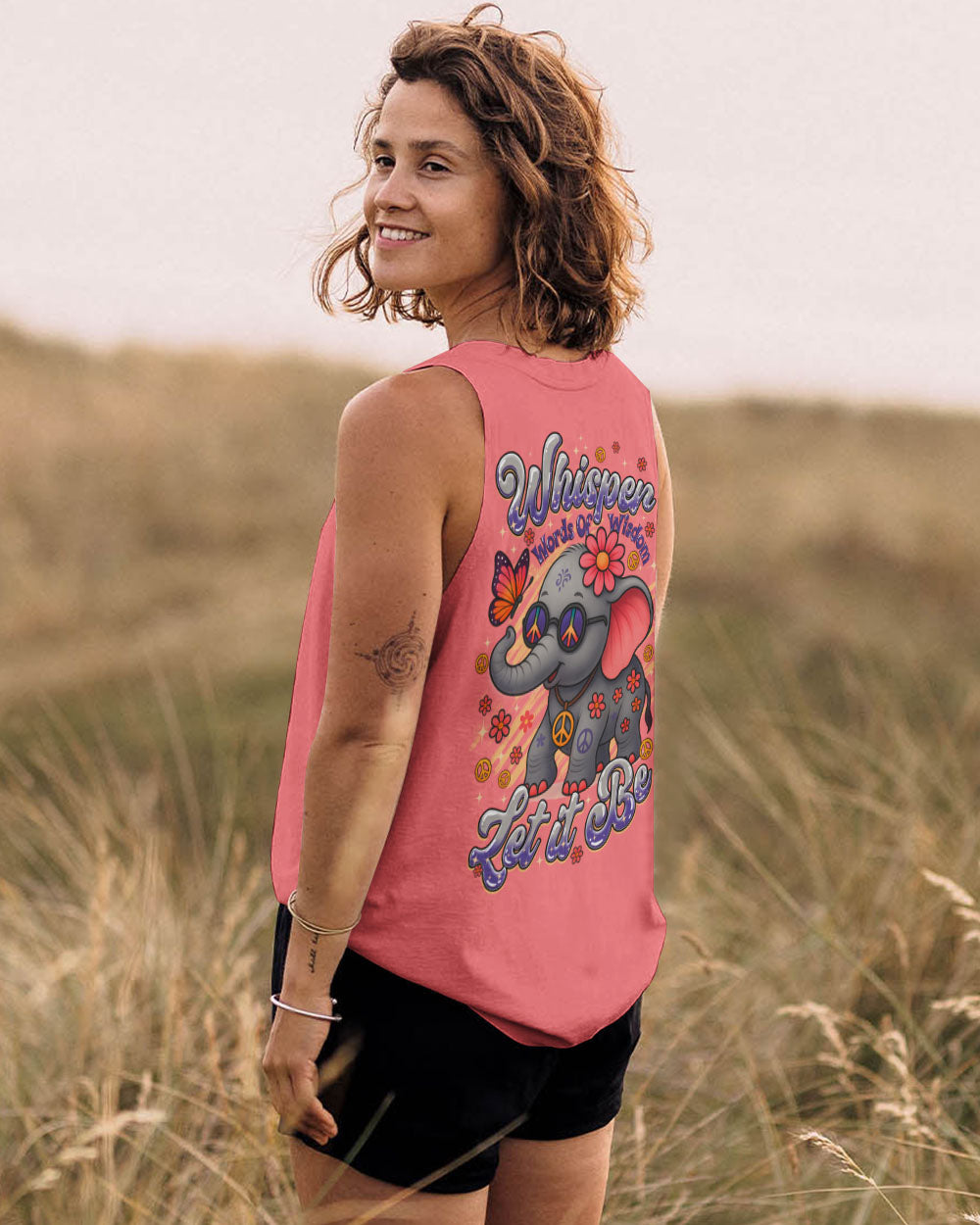 WHISPER WORDS OF WISDOM LET IT BE ELEPHANT ALL OVER PRINT - TYQY2807251