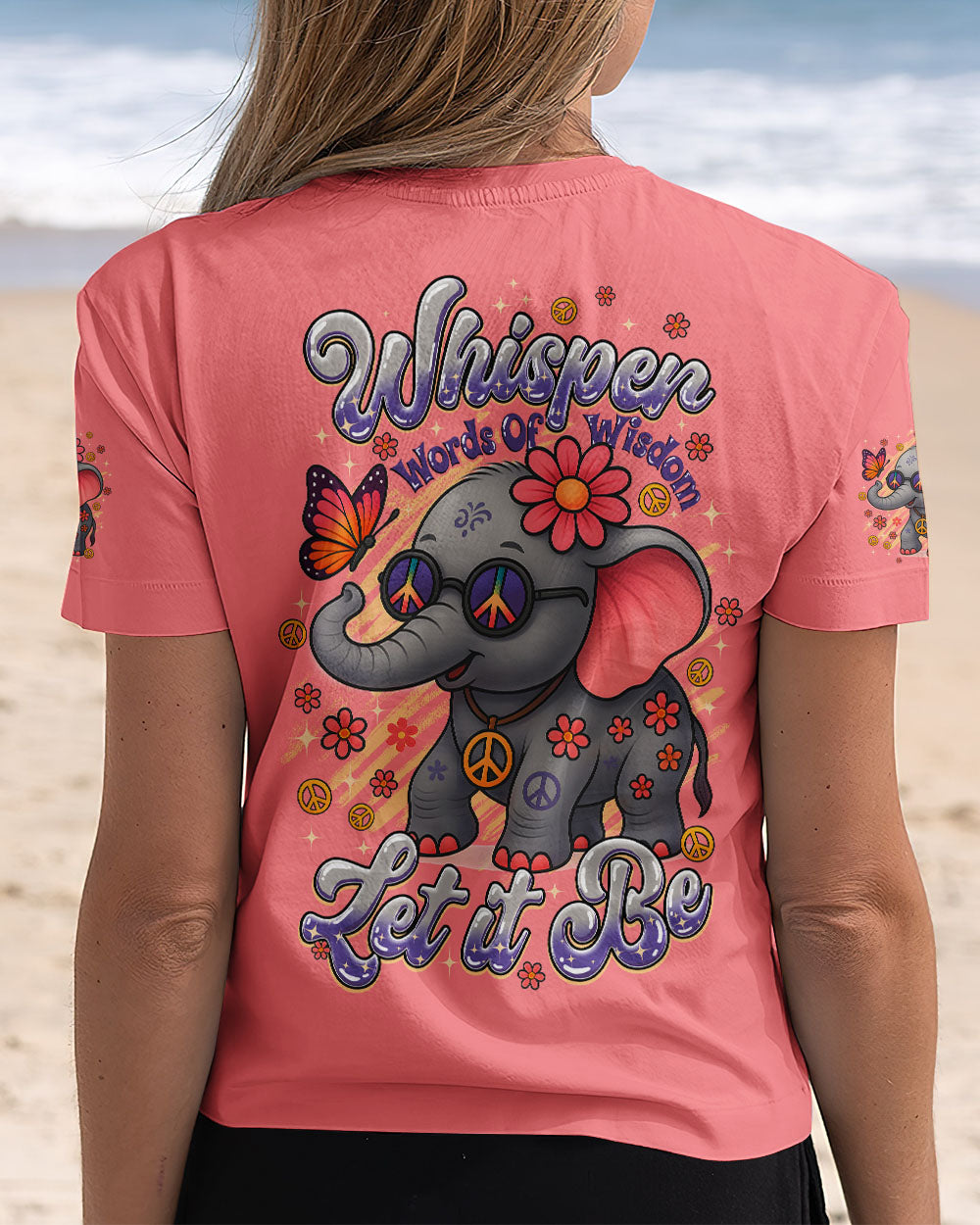 WHISPER WORDS OF WISDOM LET IT BE ELEPHANT ALL OVER PRINT - TYQY2807251