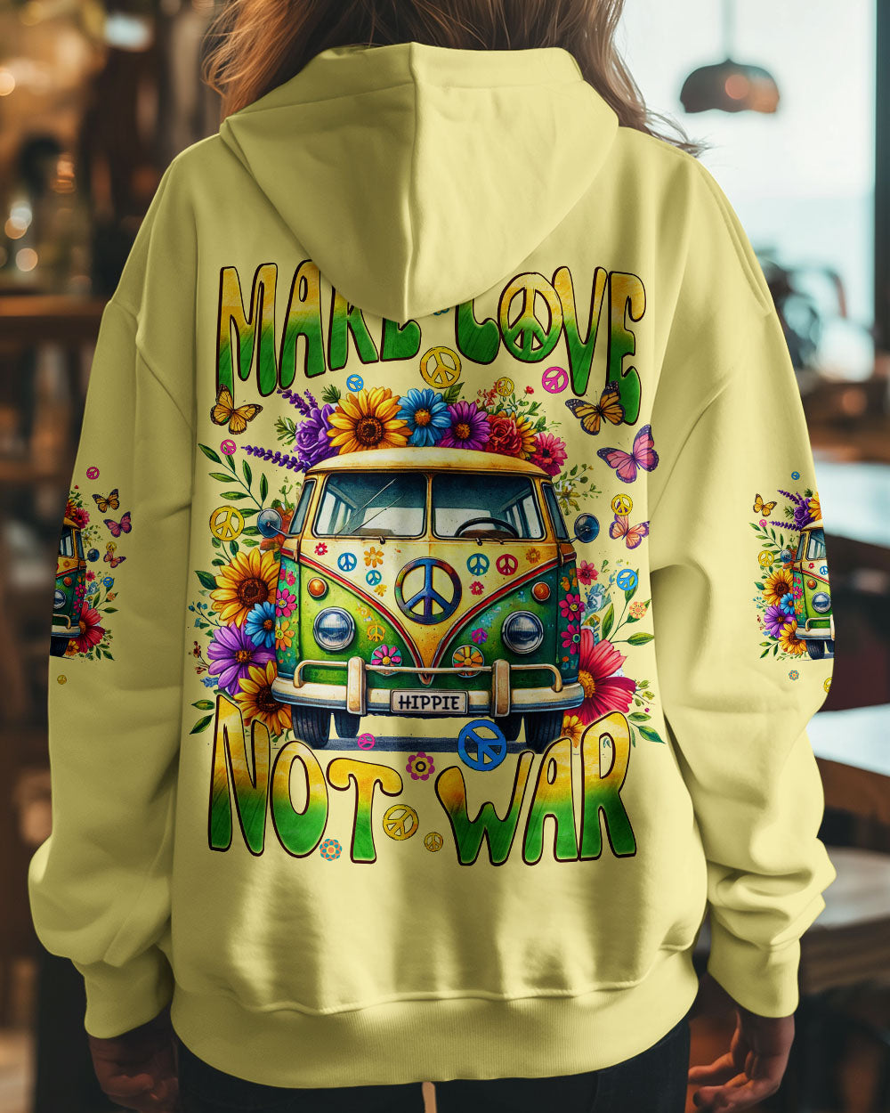 MAKE LOVE NOT WAR ALL OVER PRINT - TYQY2809242