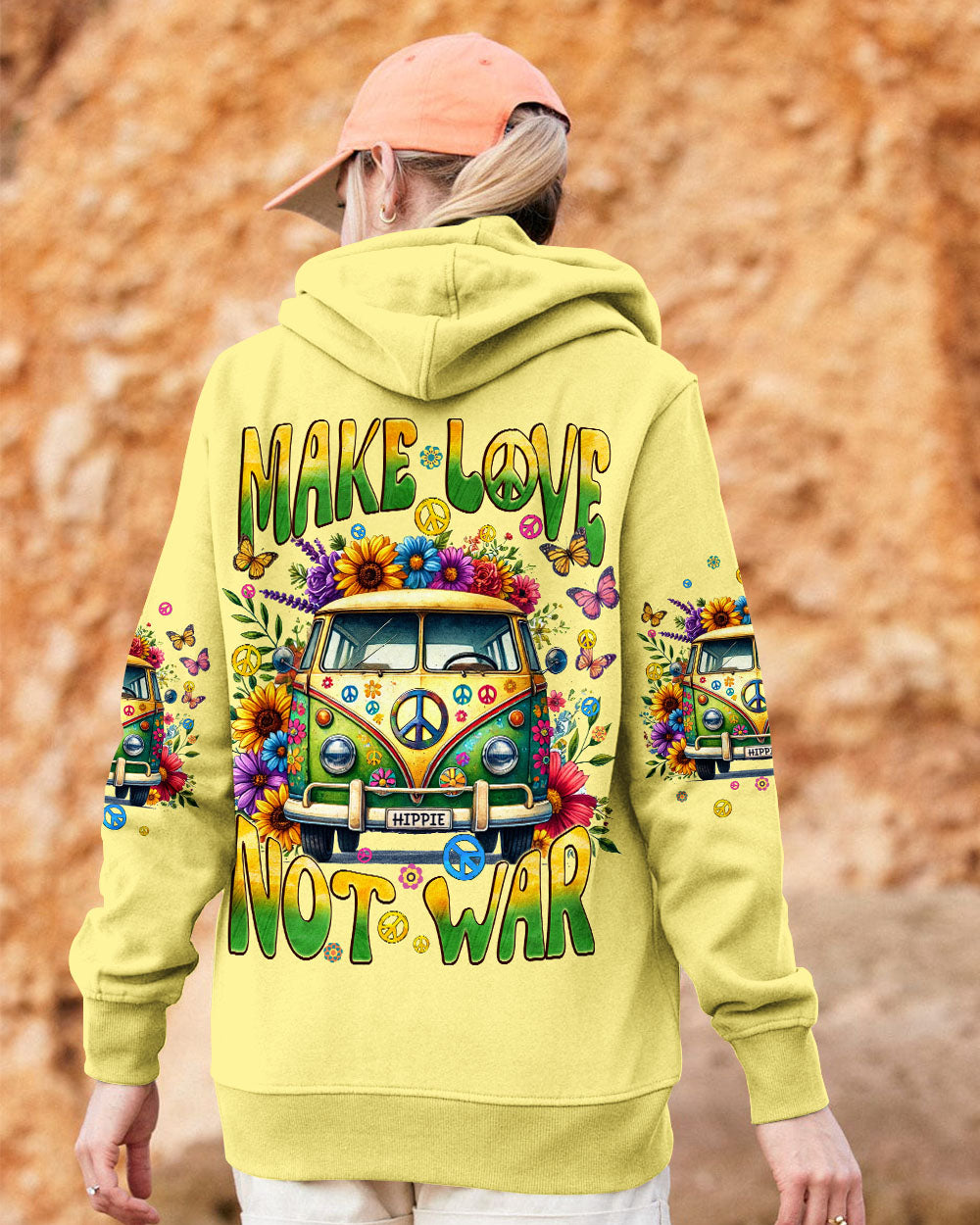 MAKE LOVE NOT WAR ALL OVER PRINT - TYQY2809242